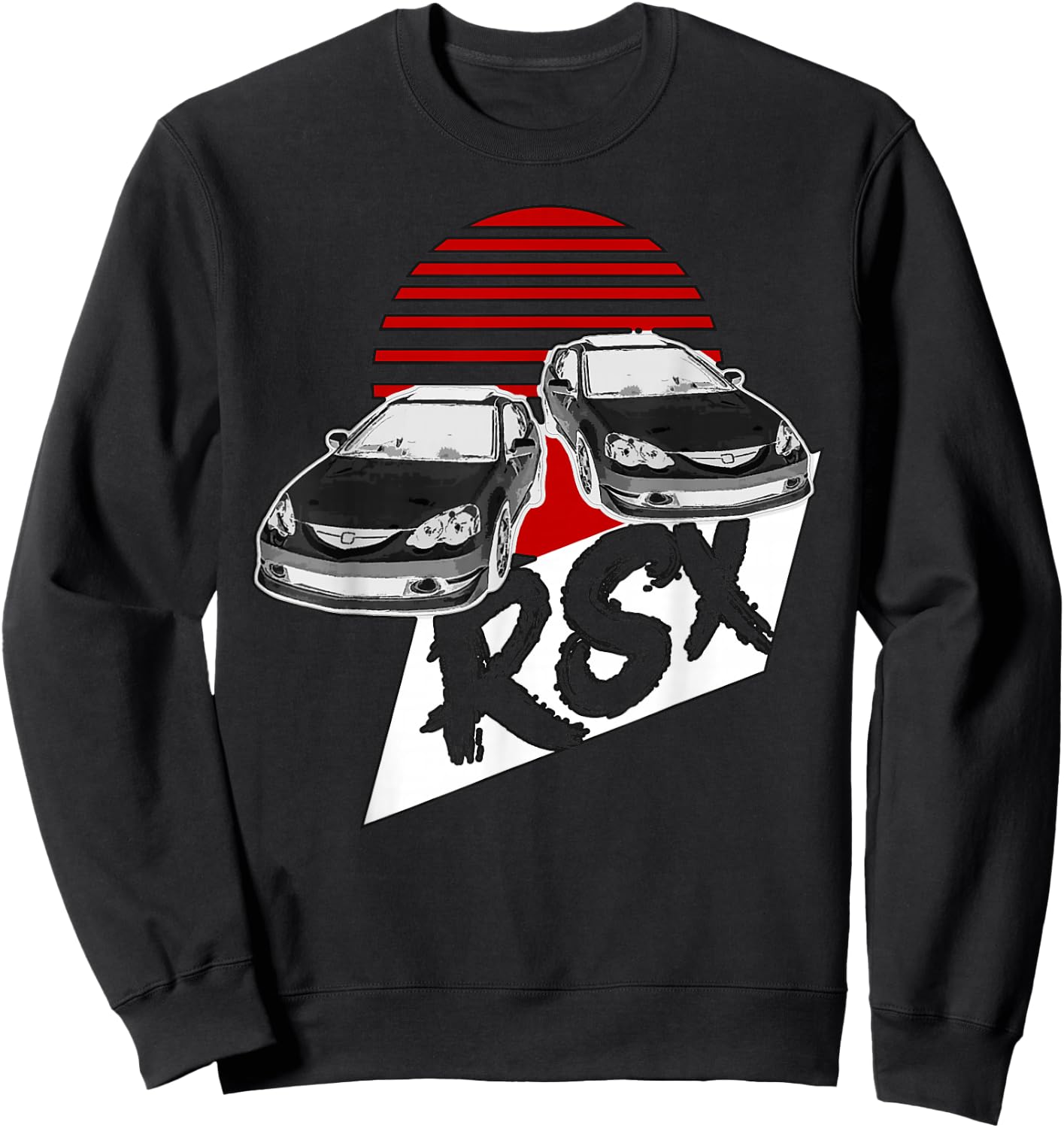 Rexy RSX DC5 4banger Sports Coupe Race Car JDM Sweatshirt - Sweatshirt | Black