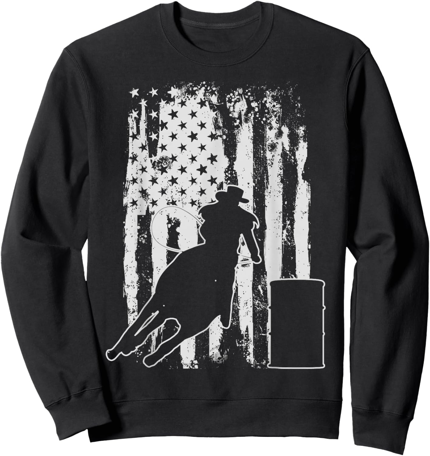 Barrel Racing Gift Sweatshirt - Sweatshirt | Black