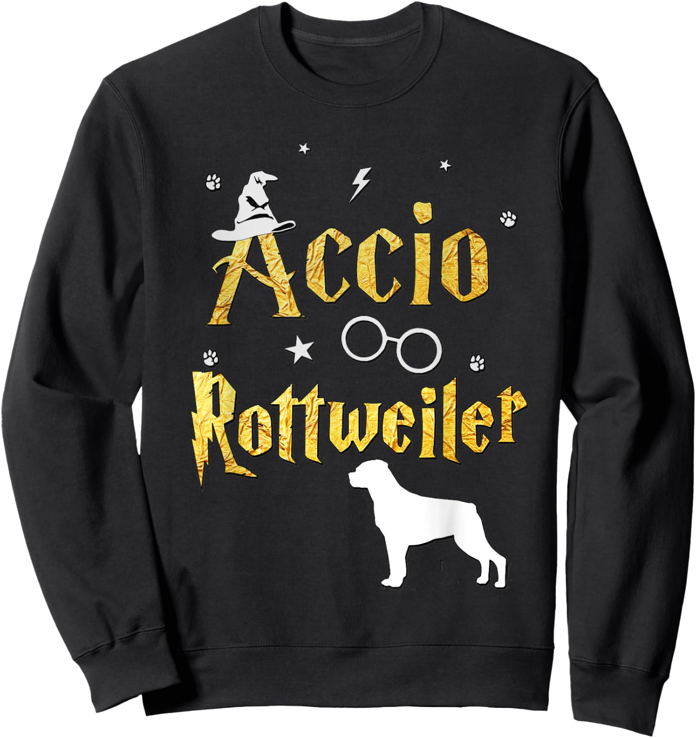 Rottweiler Shirt - Accio Rottweiler Sweatshirt - Sweatshirt | Black