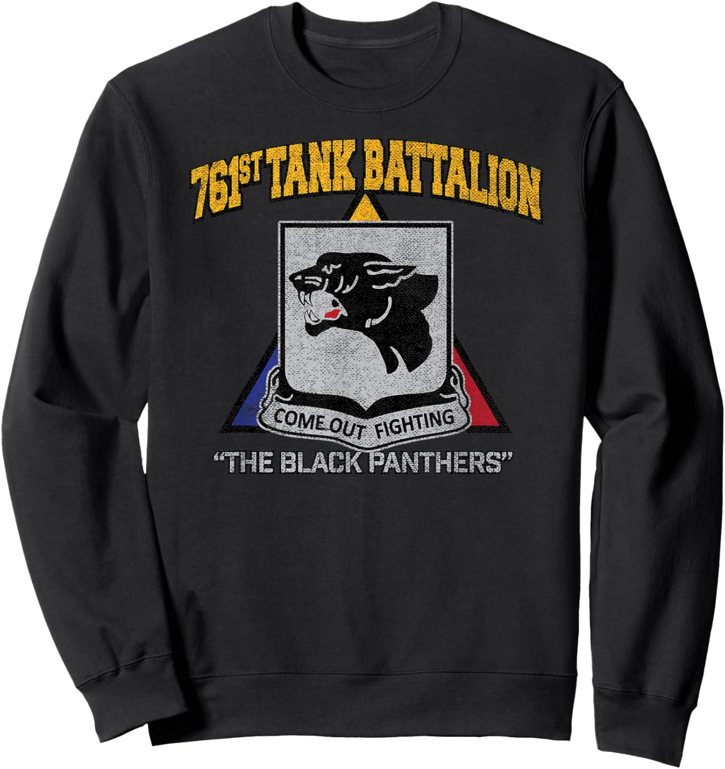 American Marauder: 761st Tank Battalion WWII Black Panthers Sweatshirt - Sweatshirt | Black