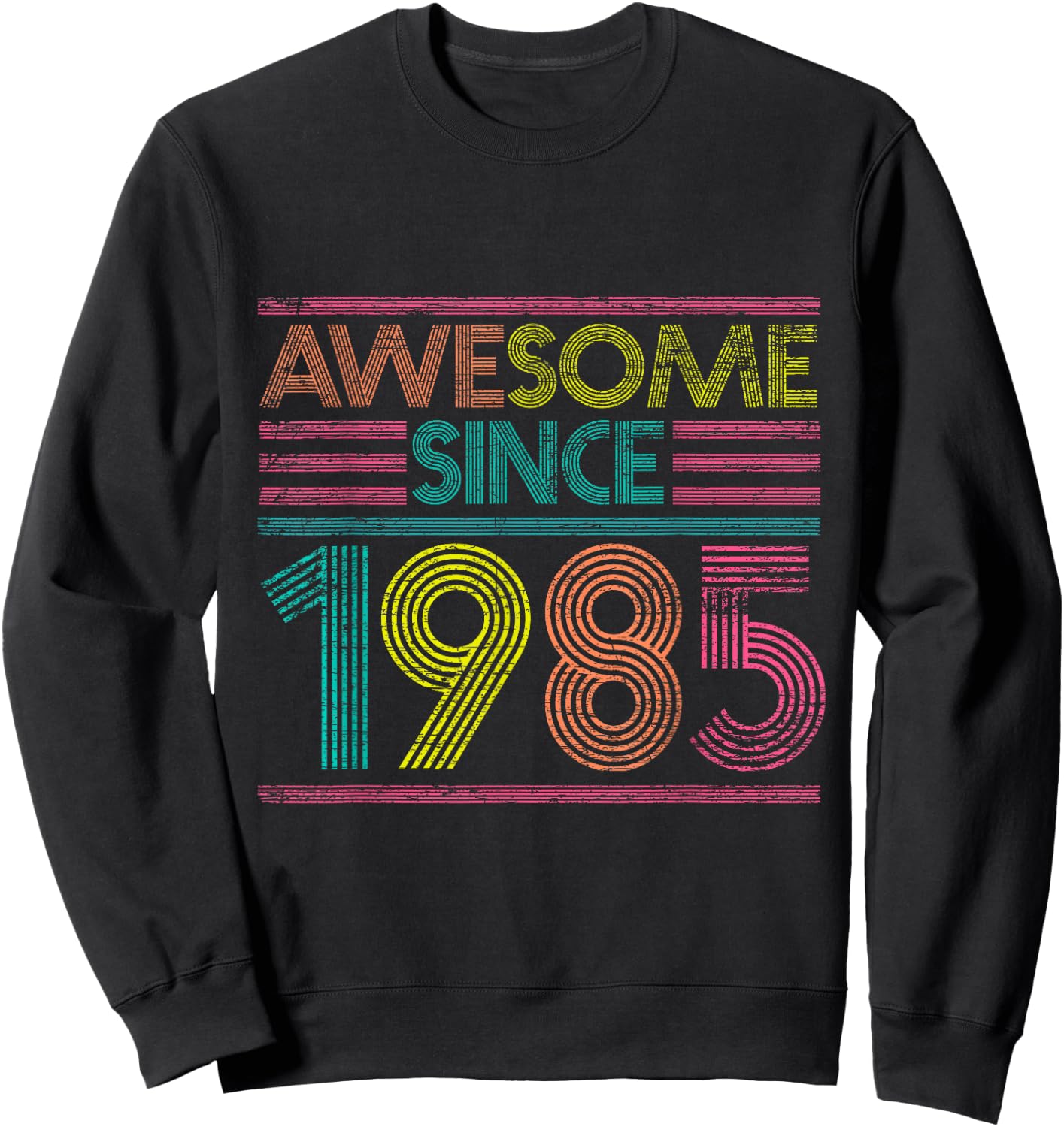 Awesome Since 1985 40th Birthday Gifts 40 Years Old Sweatshirt - Sweatshirt | Black