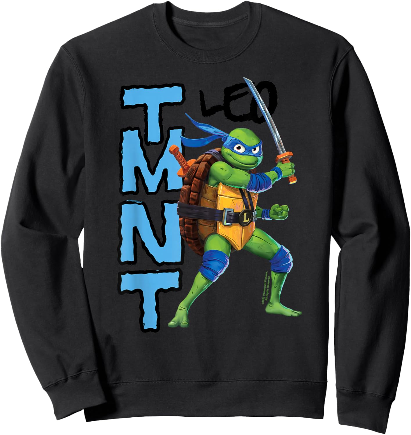 Teenage Mutant Ninja Turtles: Mutant Mayhem Leo Sweatshirt - Sweatshirt | Black