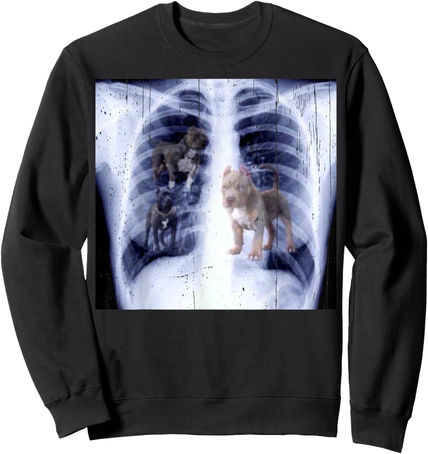 Vintage I Got That Dog In Me Xray Meme Classic Dog Sweatshirt - Sweatshirt | Black