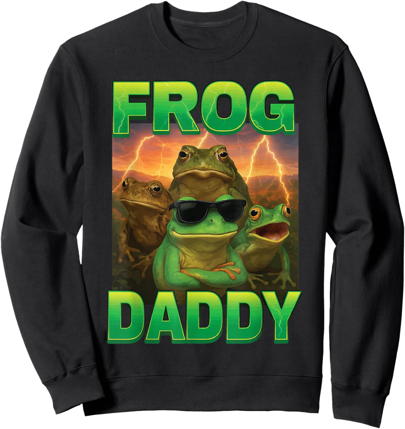 Frog Daddy Sweatshirt - Sweatshirt | Black