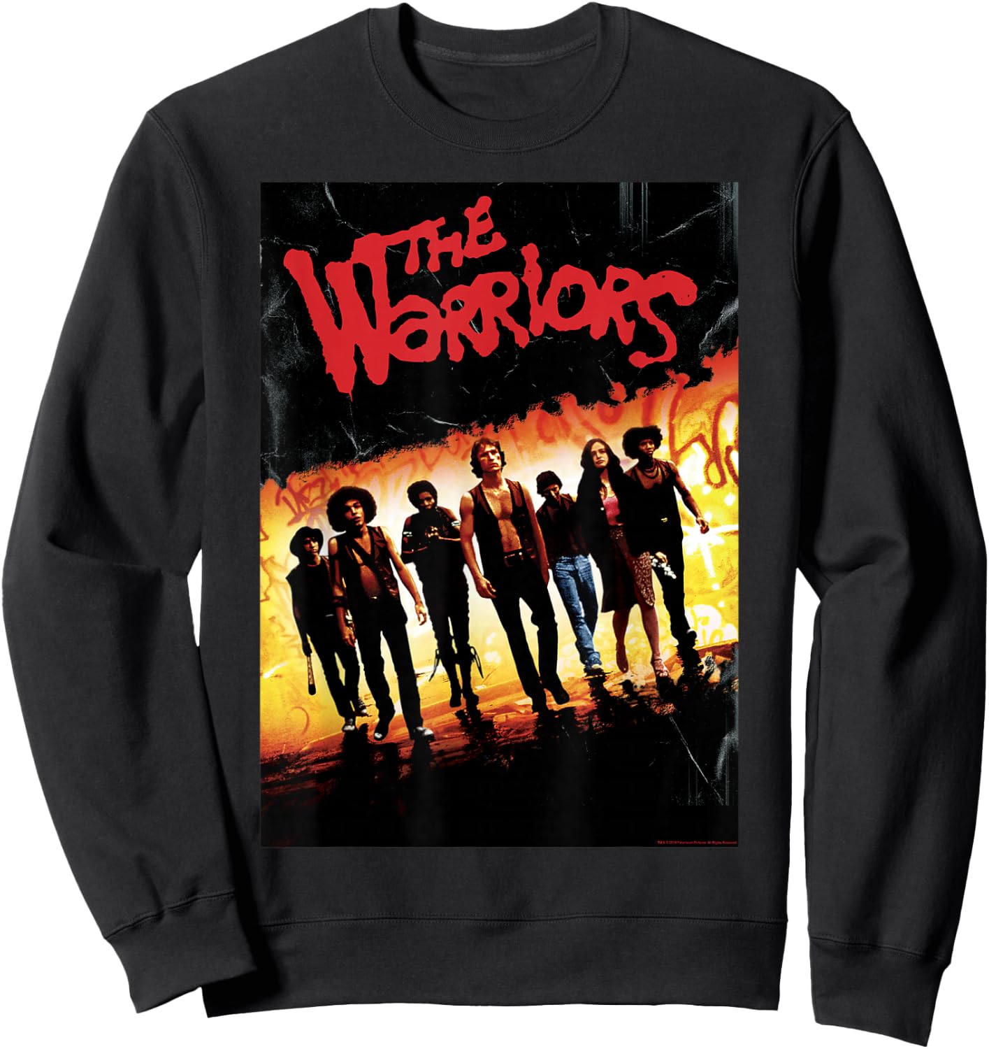 The Warriors Classic Poster Small Sweatshirt - Sweatshirt | Black