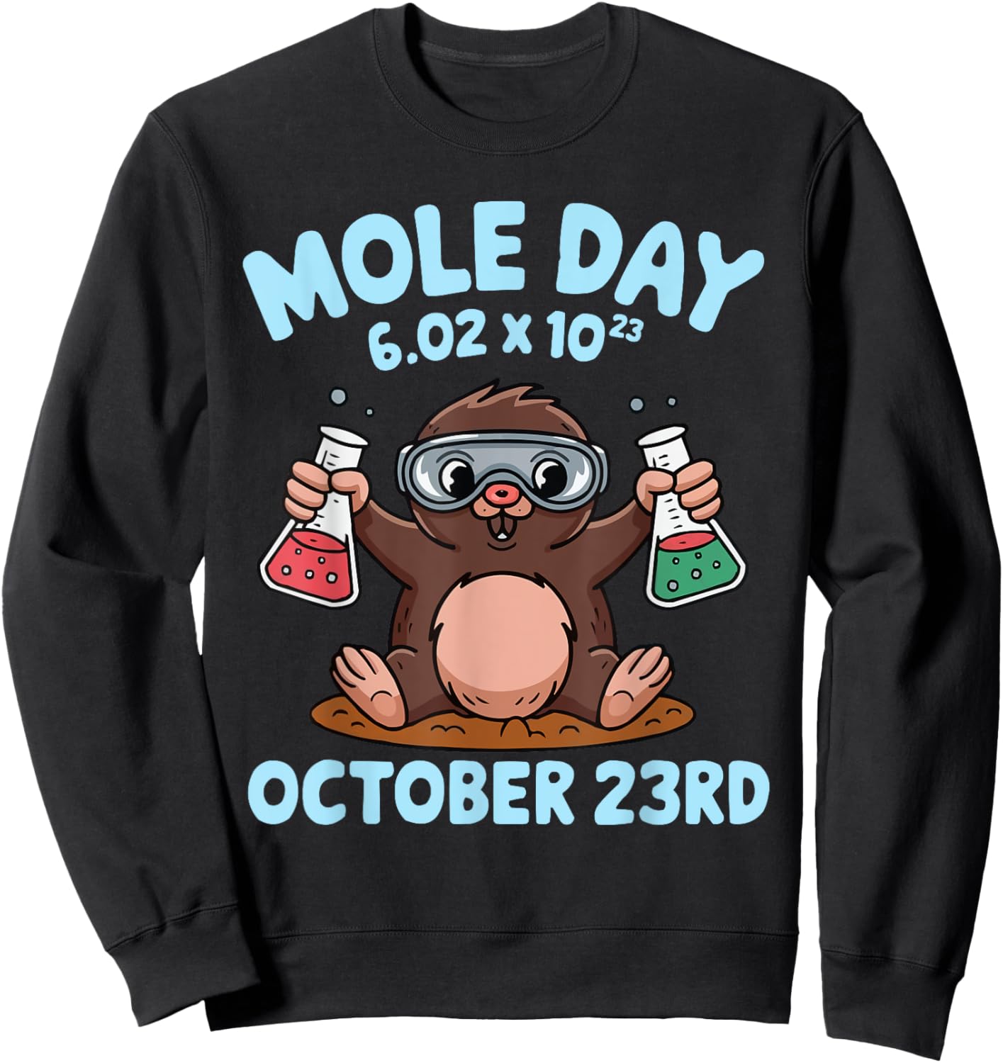 National Mole Day Animal Mammal Mole Whisperer Sweatshirt - Sweatshirt | Black