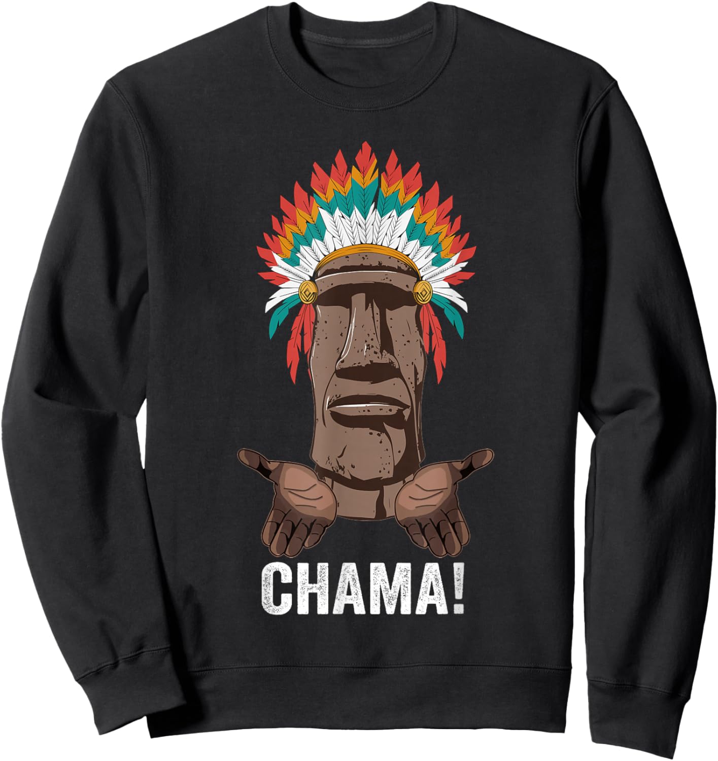 Chama Paotan MMA Fan JJB Boxing Muay Thai Kickboxing Sweatshirt - Sweatshirt | Black