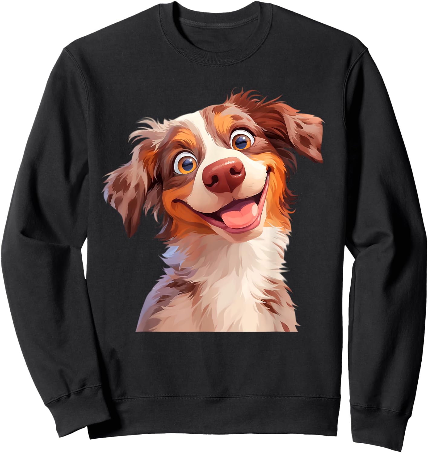 Australian Shepherd Dog Lover Aussie Owner Walker Trainer Women Kids Sweatshirt - Sweatshirt | Black