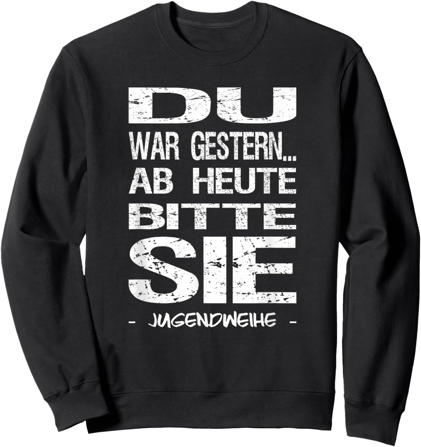 Jugendweihe 2026 Gästebuch Mädchen Jungen Sweatshirt - Sweatshirt | Black
