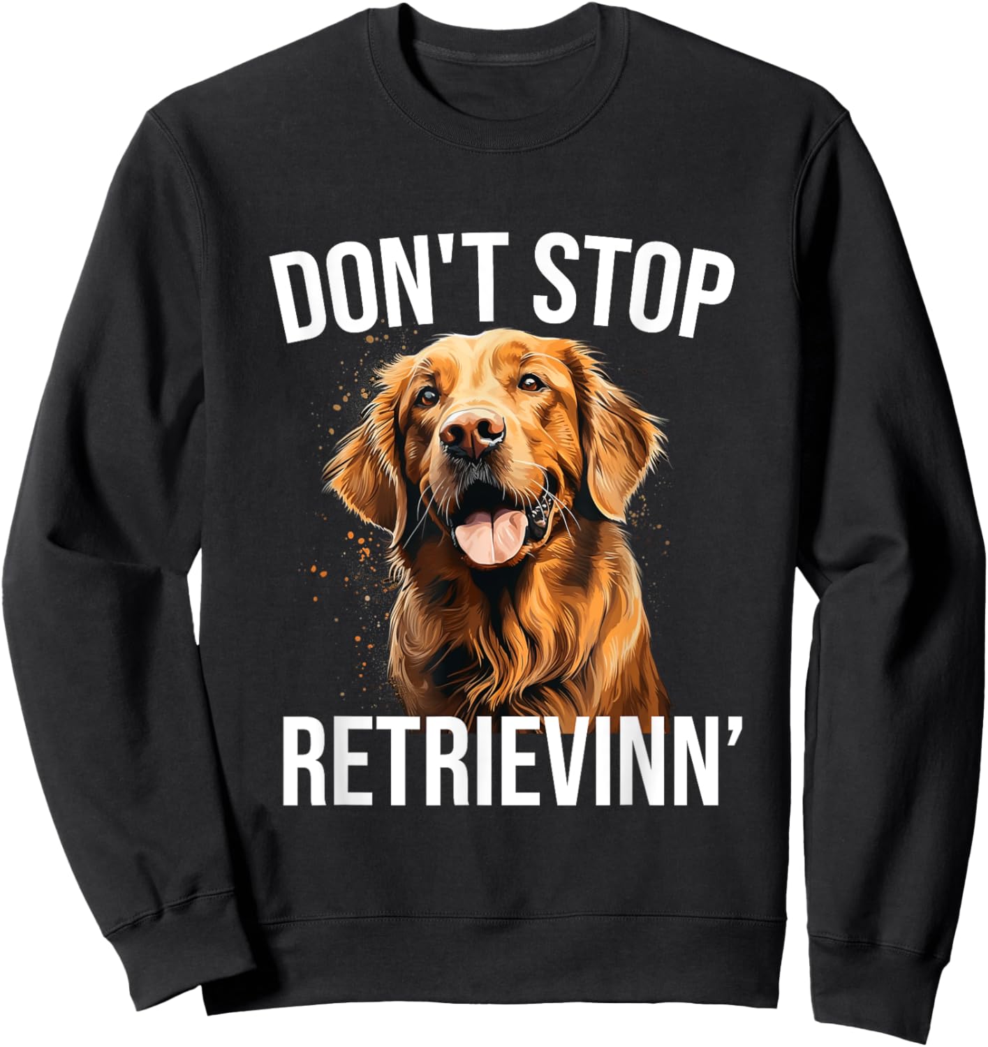 Apparel For Golden Retriever Lovers Sweatshirt - Sweatshirt | Black