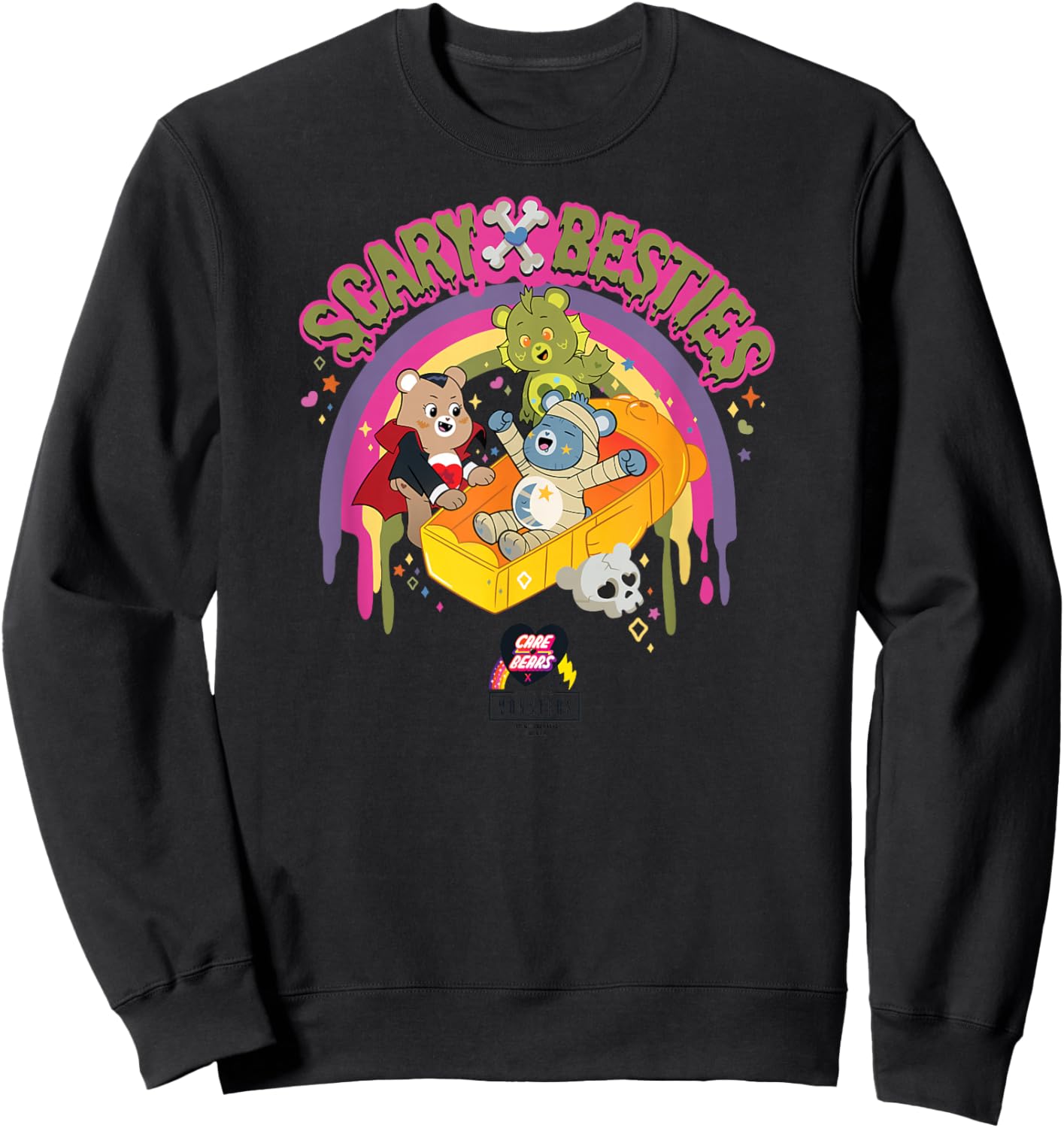 Care Bears x Universal Monsters Scary Besties Sweatshirt - Sweatshirt | Black