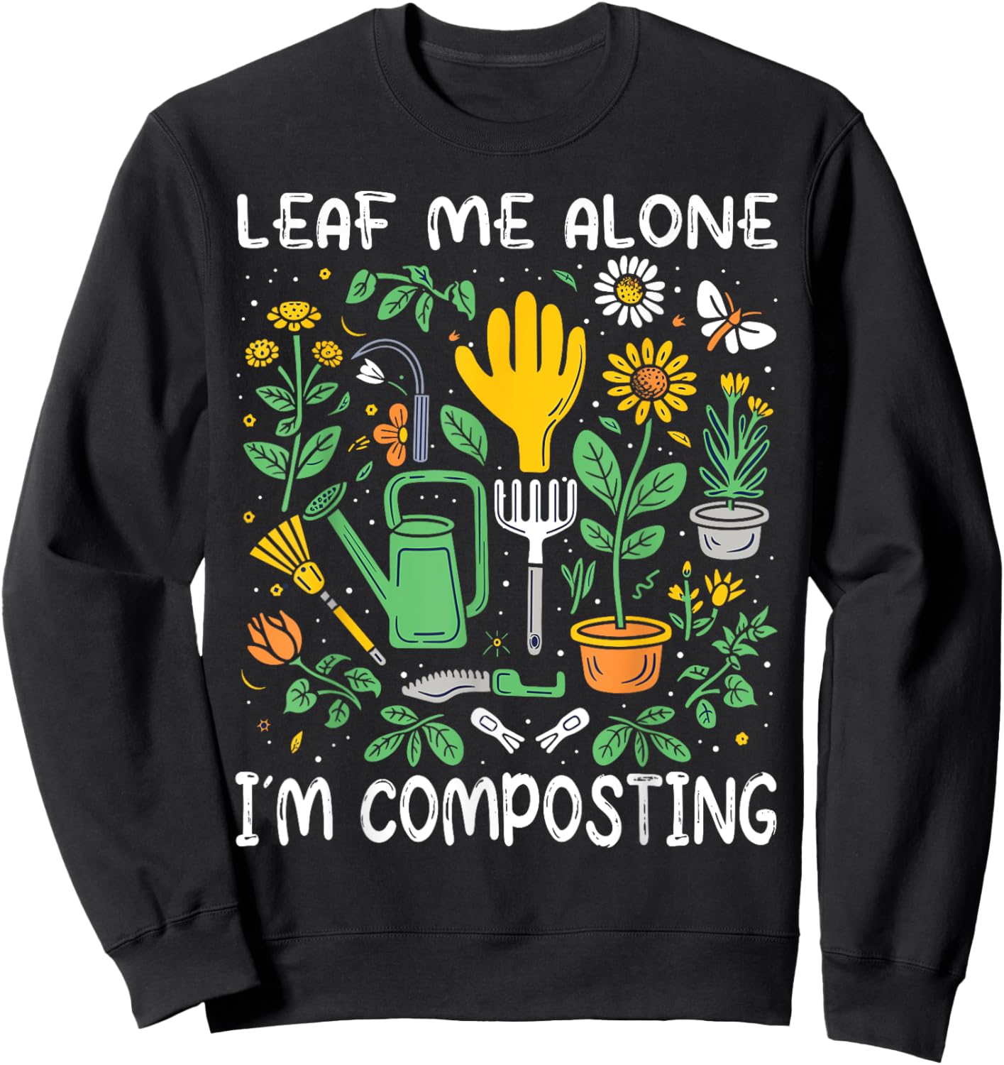 Organic Farmer Permaculture Garden Food Forest Permaculture Sweatshirt - Sweatshirt | Black