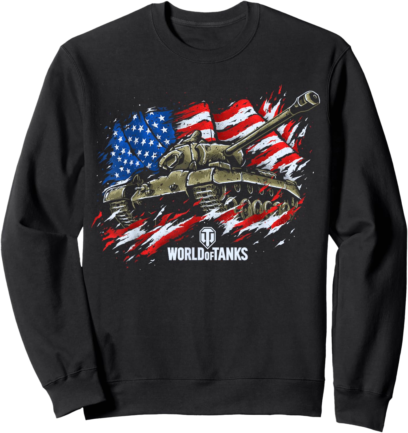World of Tanks Veterans Day Collection (T26E3 Eagle 7) Sweatshirt - Sweatshirt | Black
