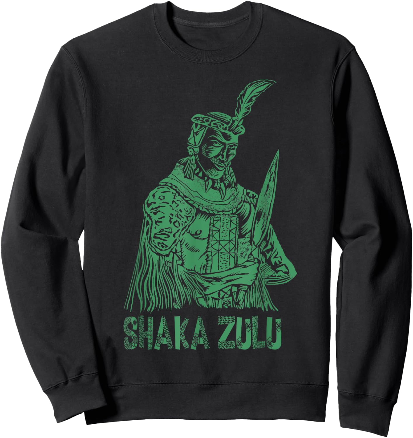 Cool Shaka Zulu African King Pride Funny Gift Women Sweatshirt - Sweatshirt | Black