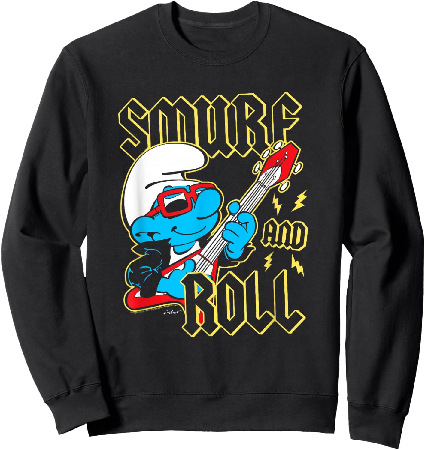 The Smurfs Smurf and Roll Sweatshirt - Sweatshirt | Black