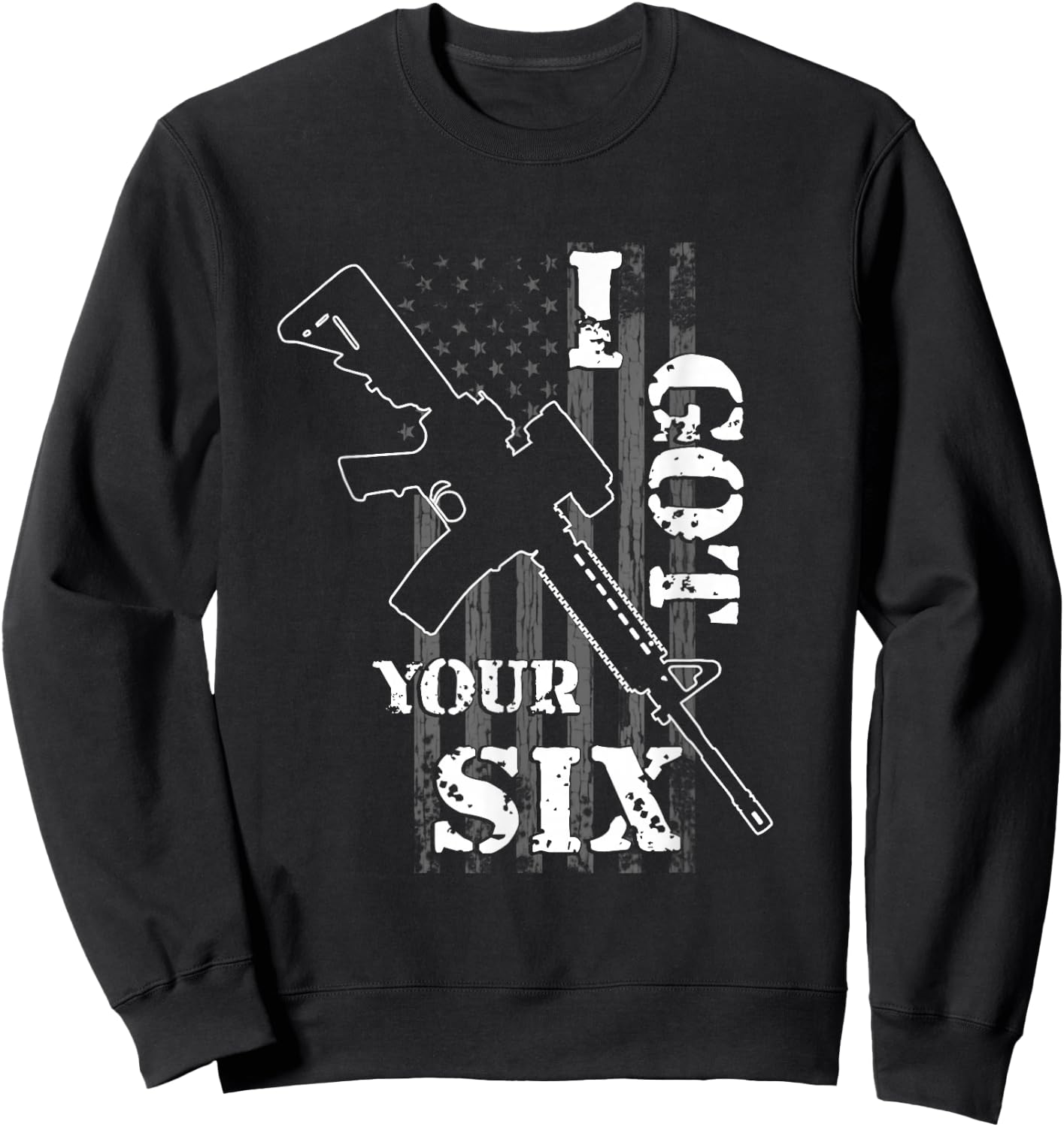 Kfx I Got Your Six Sweatshirt - Sweatshirt | Black