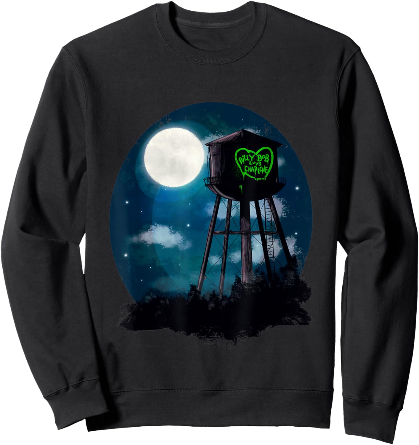 Billy Bob Loves Charlene Sweatshirt - Sweatshirt | Black