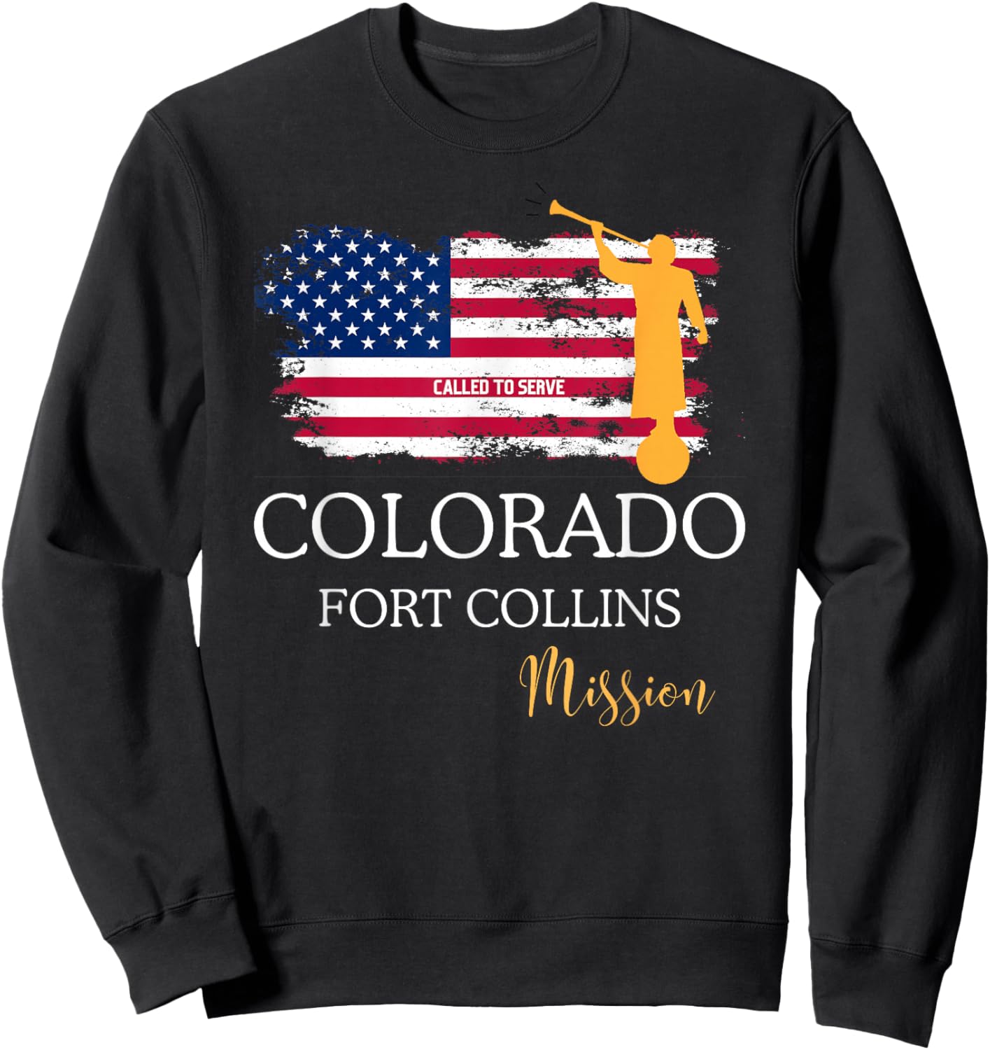 Colorado Fort Collins Mormon LDS Mission Missionary Missiona Sweatshirt - Sweatshirt | Black