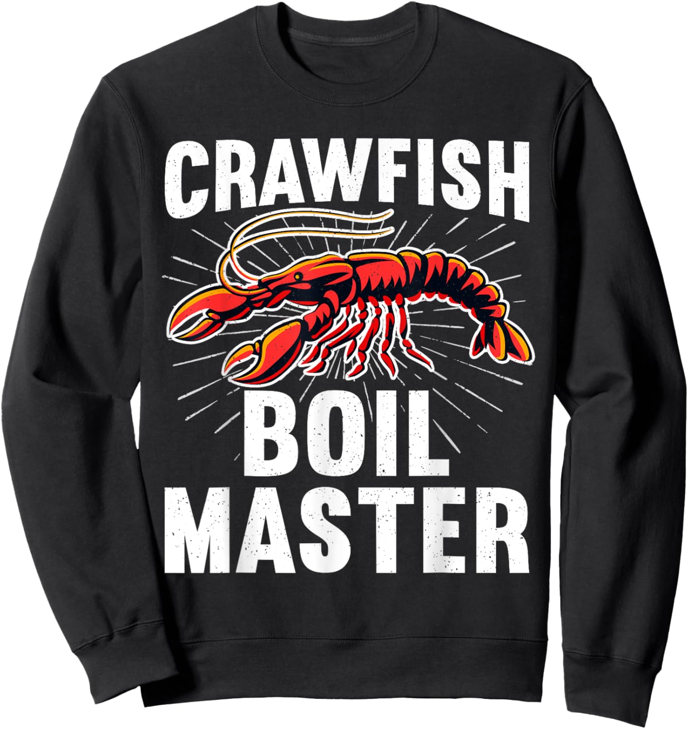 Cool Crawfish Boil Women Crawfish Seafood Chef Sweatshirt - Sweatshirt | Black