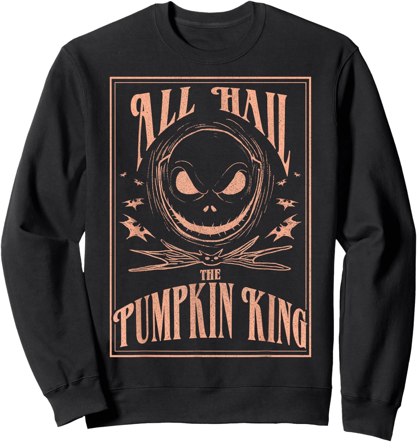 Disney The Nightmare Before Christmas Hail The Pumpkin King Sweatshirt - Sweatshirt | Black