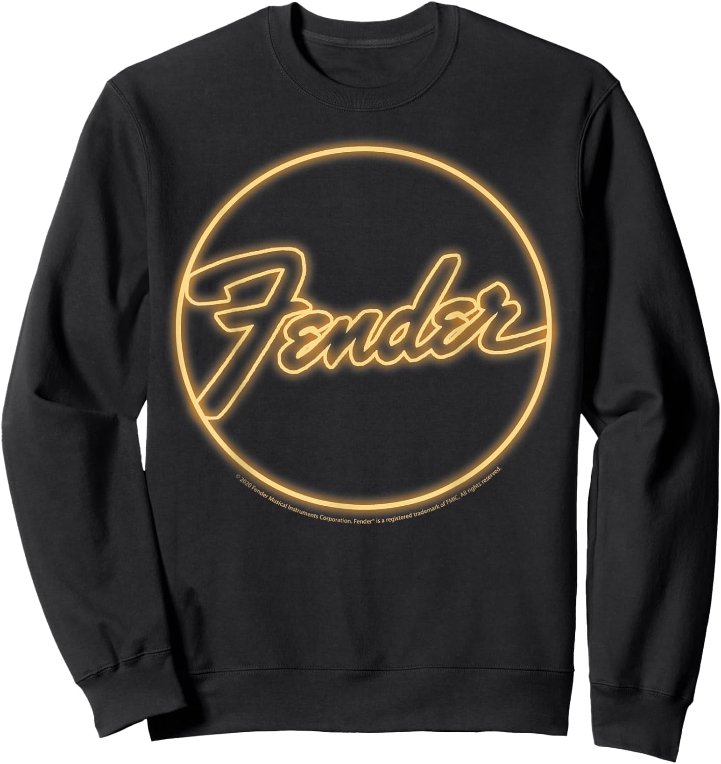 Fender Neon Logo Sweatshirt - Sweatshirt | Black