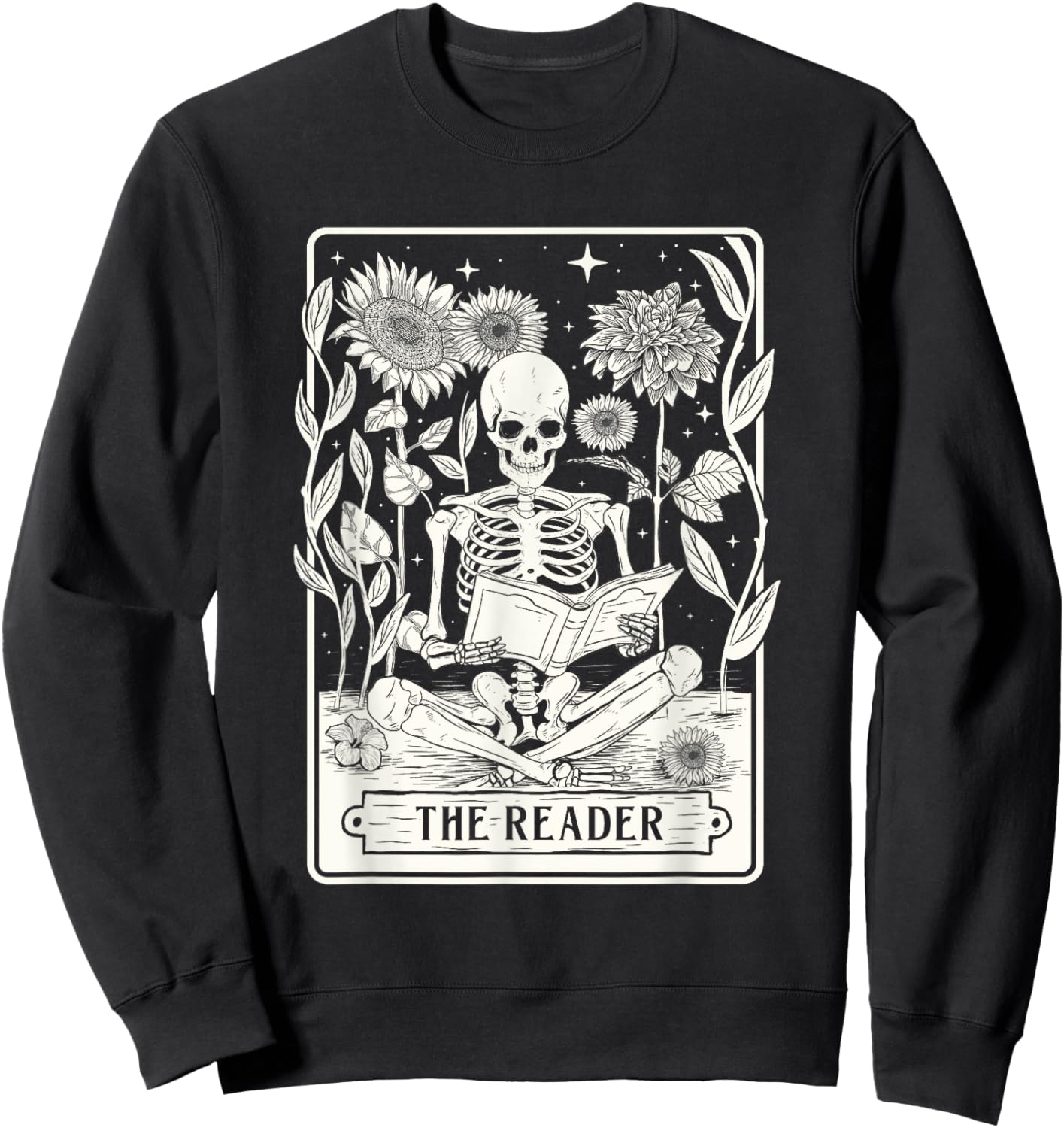 The Reader - Book Lover Reading Bookworm Reader Sweatshirt - Sweatshirt | Black