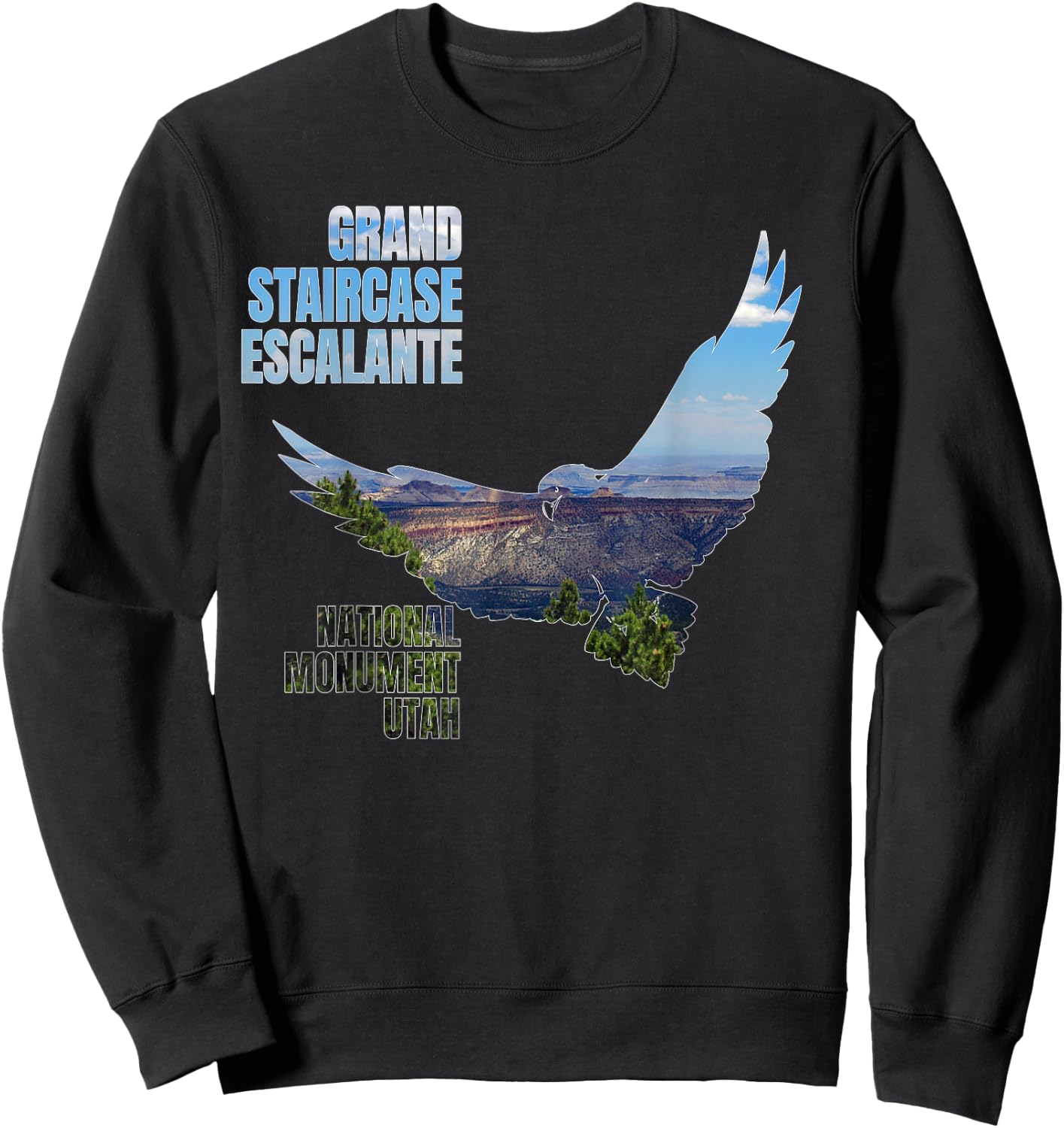 Grand Staircase Escalante Sweatshirt - Sweatshirt | Black
