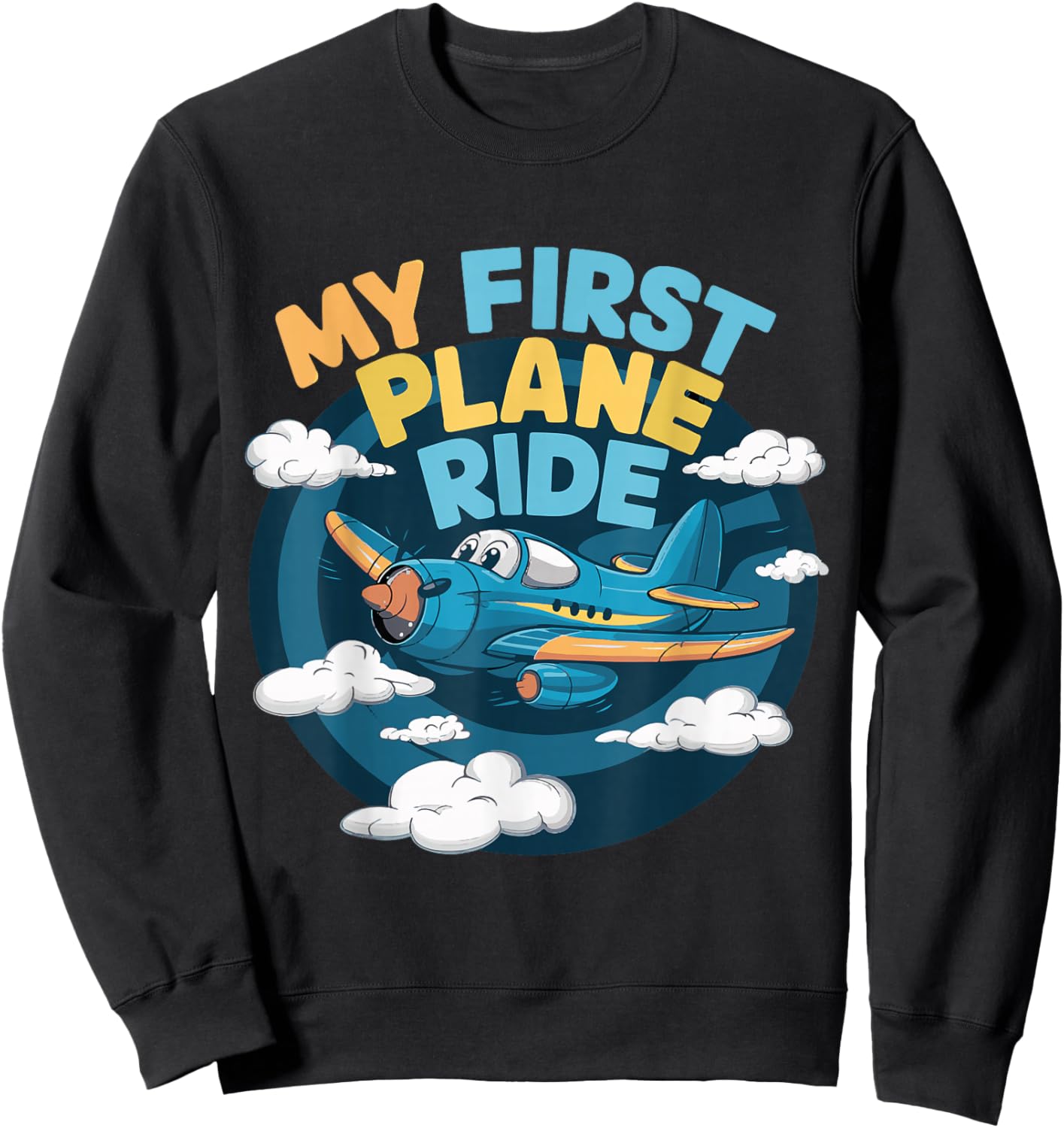 My First Plane Ride Sweatshirt - Sweatshirt | Black