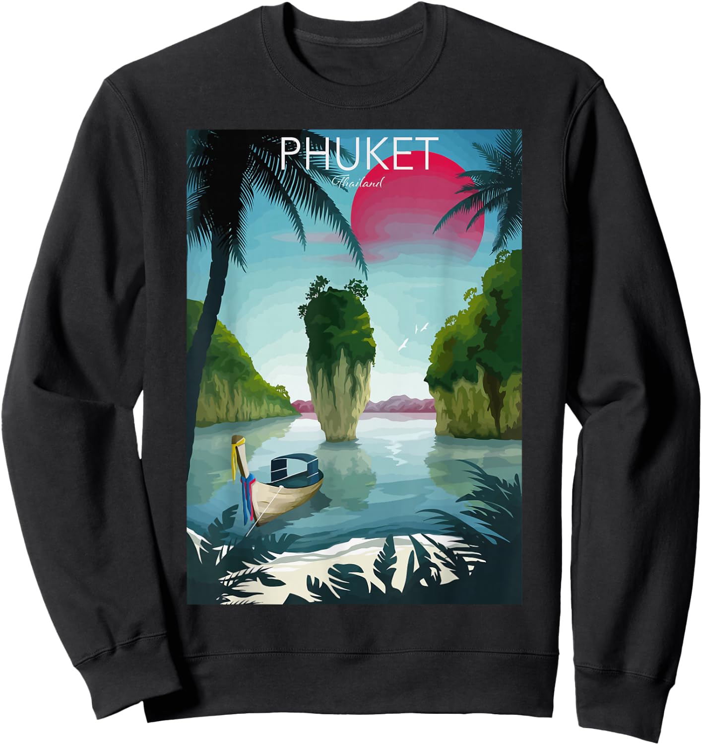 Phuket Thailand Sweatshirt - Sweatshirt | Black