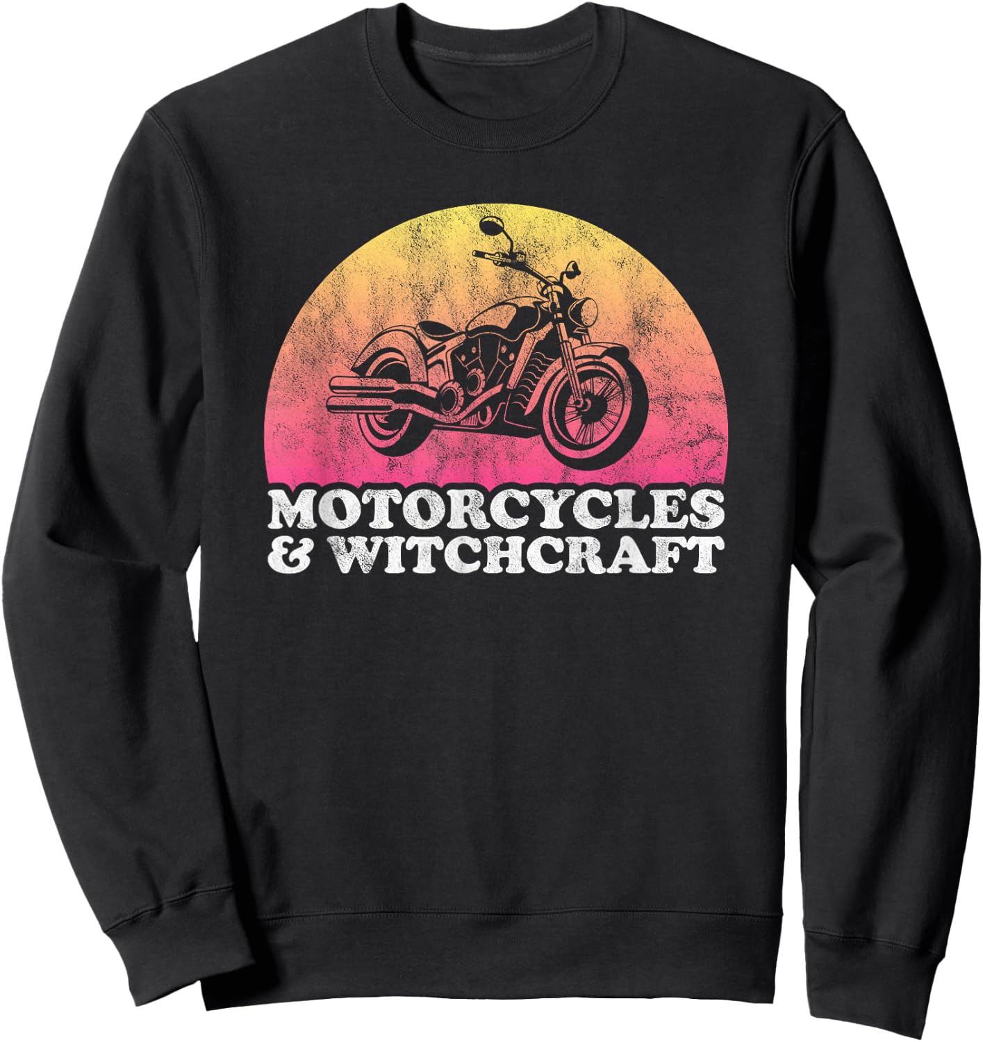 Motorcycle and Witchcraft Motorcycles Sweatshirt - Sweatshirt | Black