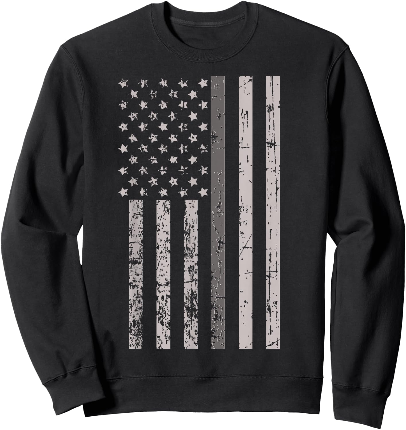 Corrections Officer Gifts Shirt Flag Thin Silver Gray Line Sweatshirt - Sweatshirt | Black