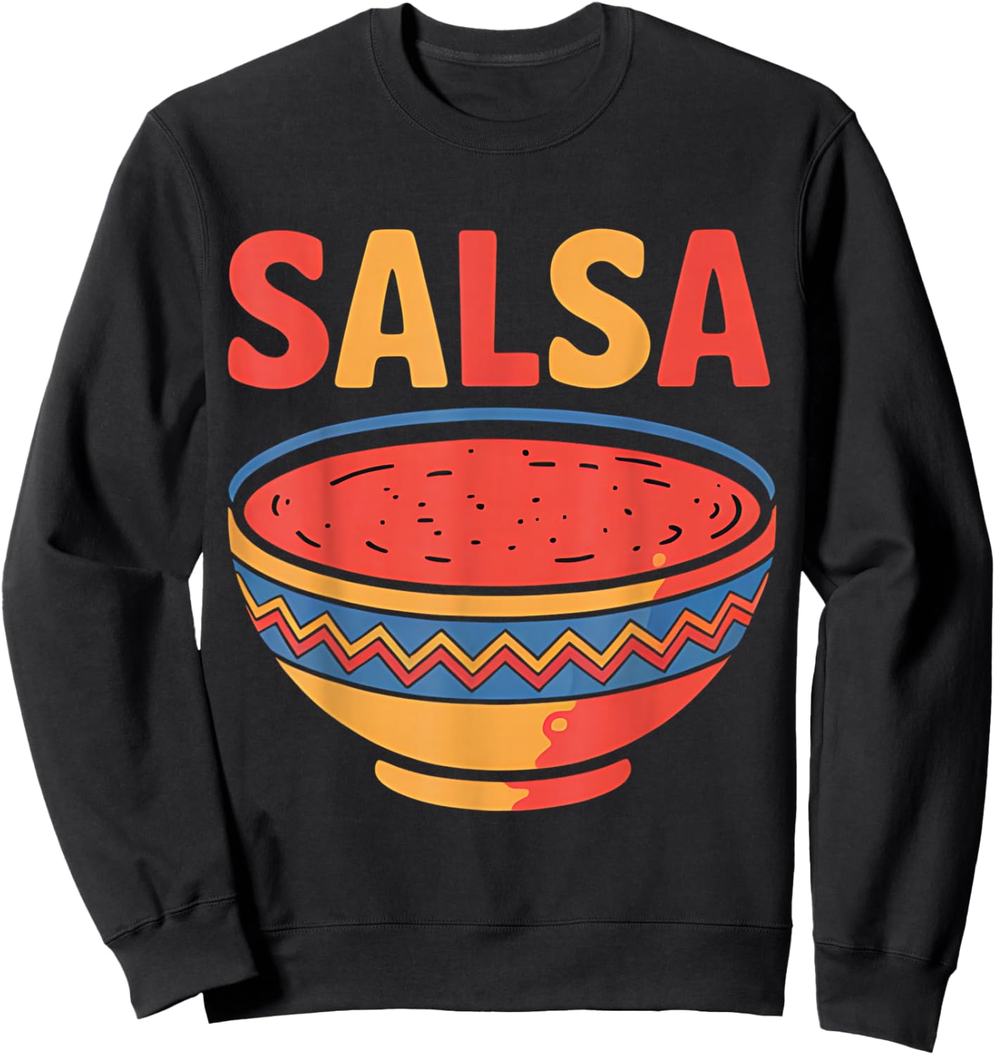 Chips and Salsa Matching Couple Cute Cinco De Mayo Sweatshirt - Sweatshirt | Black