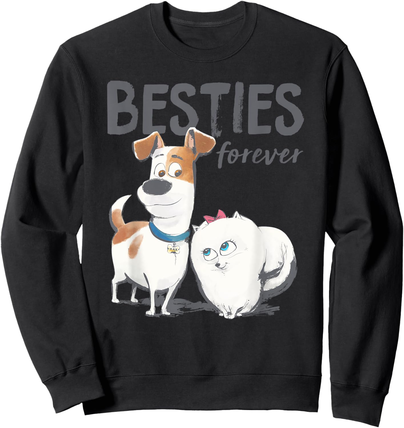 Pets 2 Max and Gidget Best Friends Sweatshirt - Sweatshirt | Black