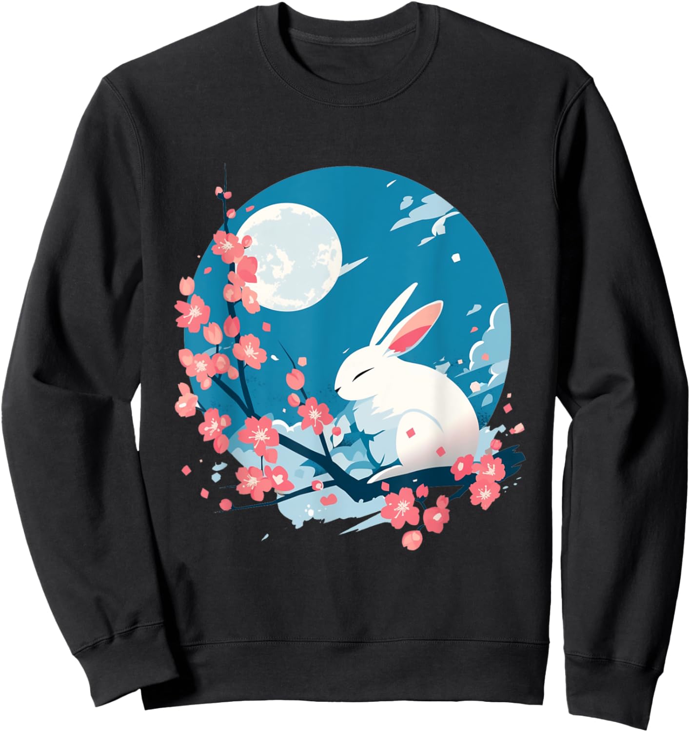 Spring's Gentle Whisper Sweatshirt - Sweatshirt | Black