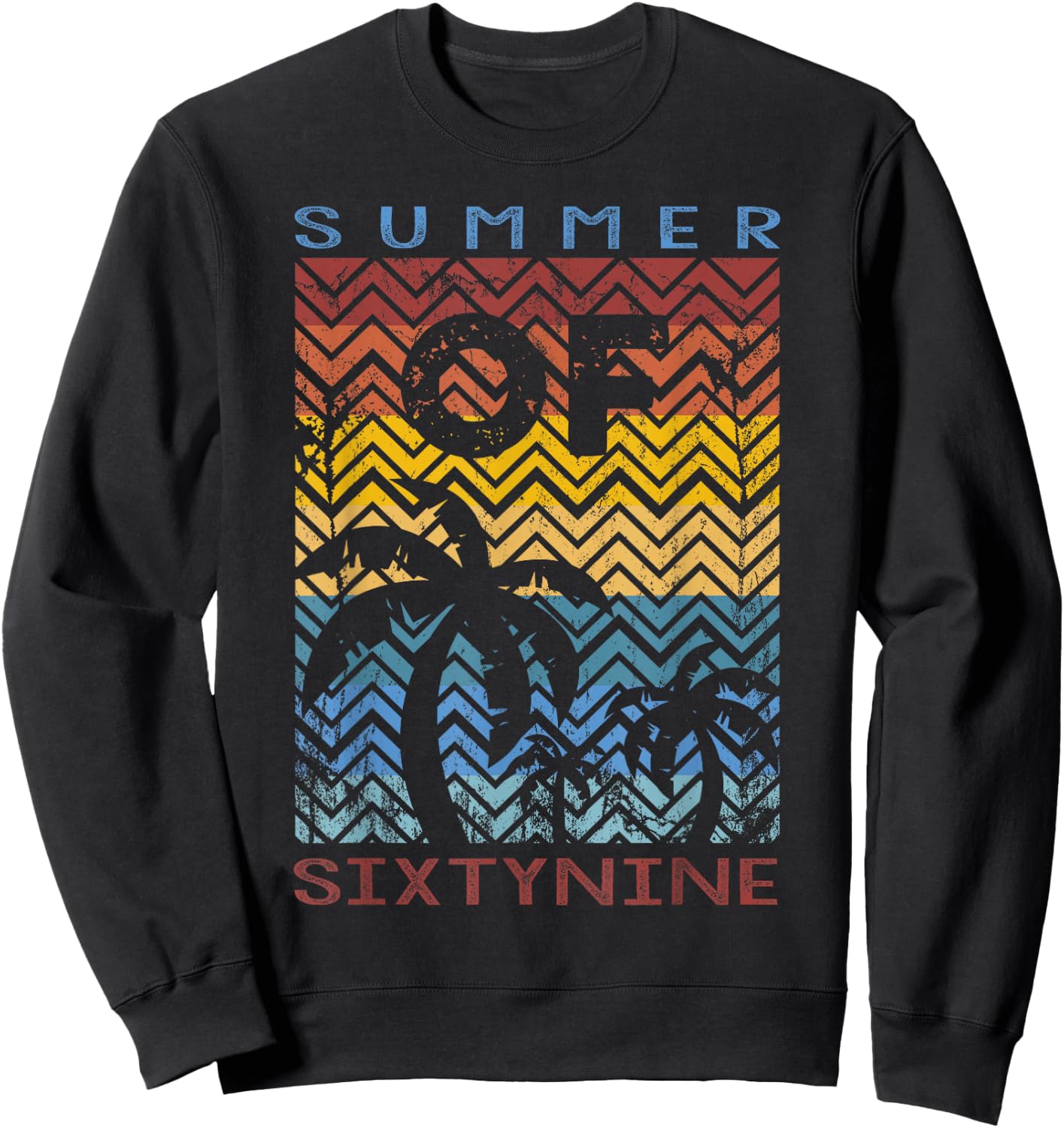 50th Birthday T Shirt Summer of 69 Gift Mom Daddy Sweatshirt - Sweatshirt | Black