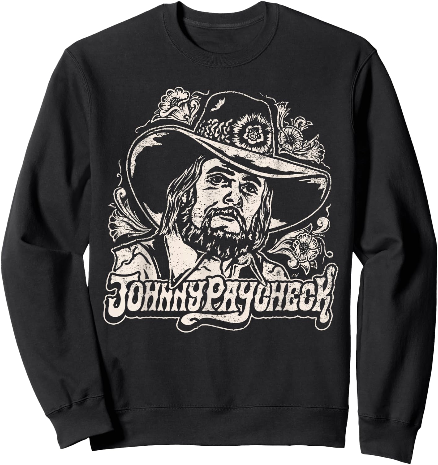 Johnny Paycheck - Portrait - Official Merchandise Sweatshirt - Sweatshirt | Black