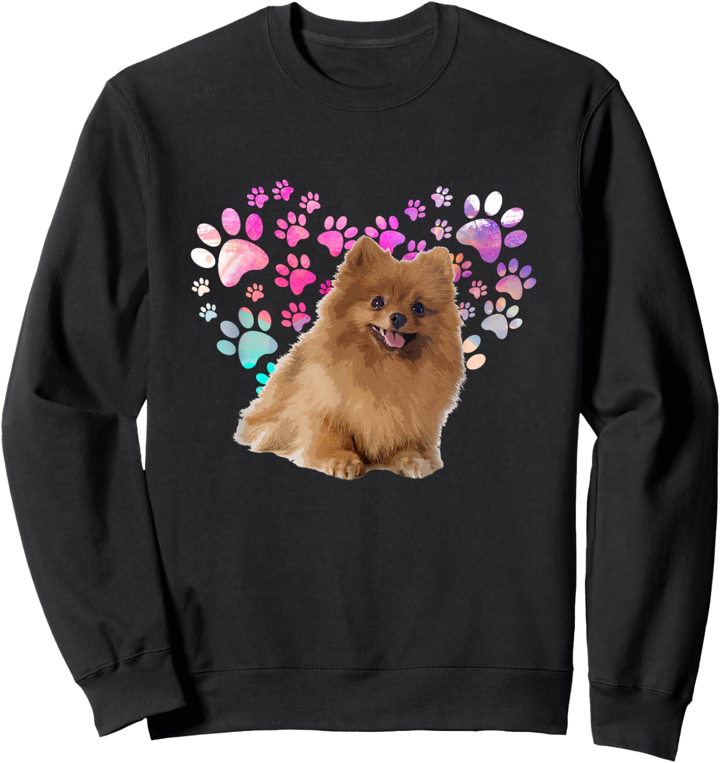 Love Pomeranian Sweatshirt - Sweatshirt | Black