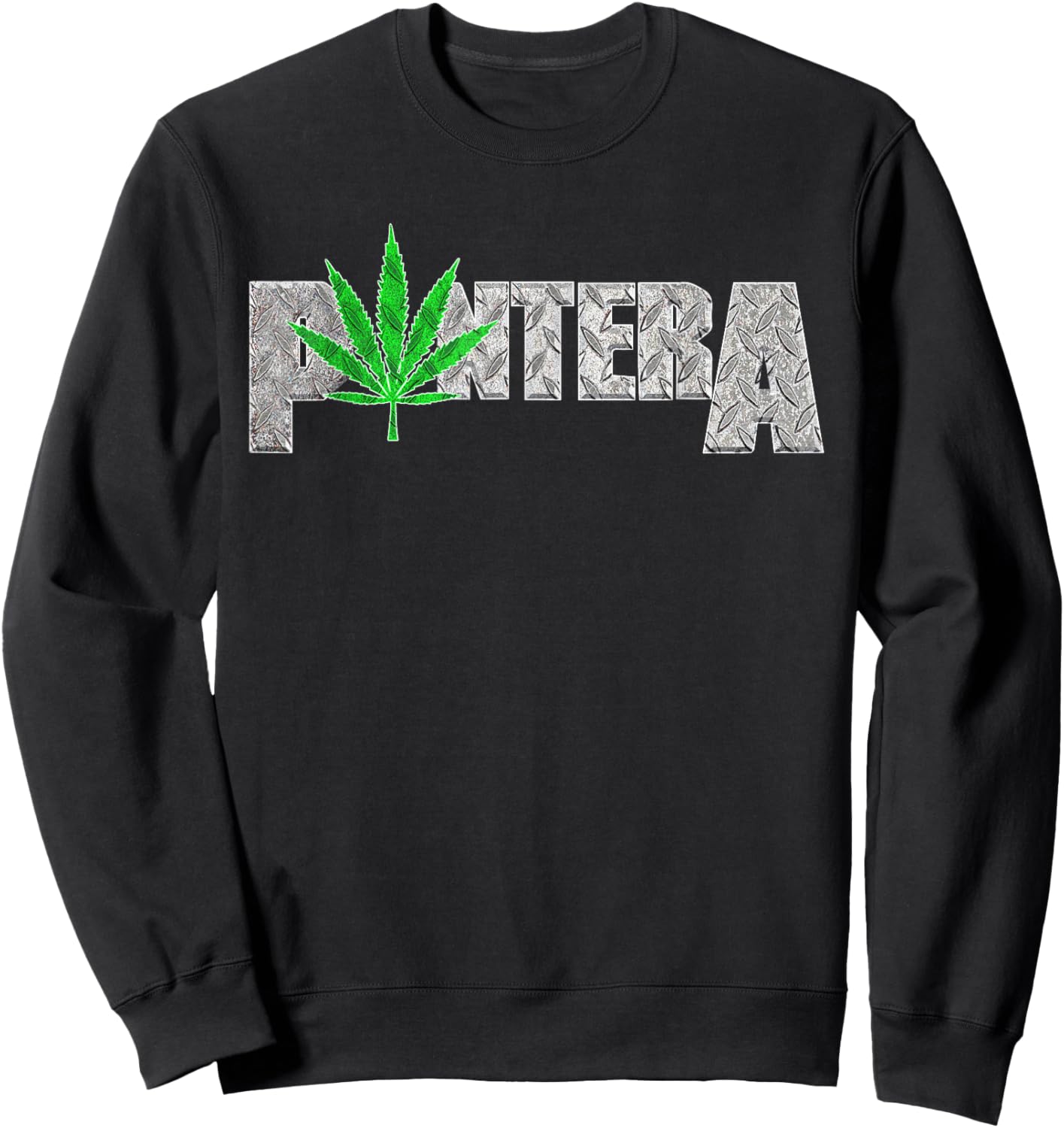 Official Pantera Leaf Logo Sweatshirt - Sweatshirt | Black
