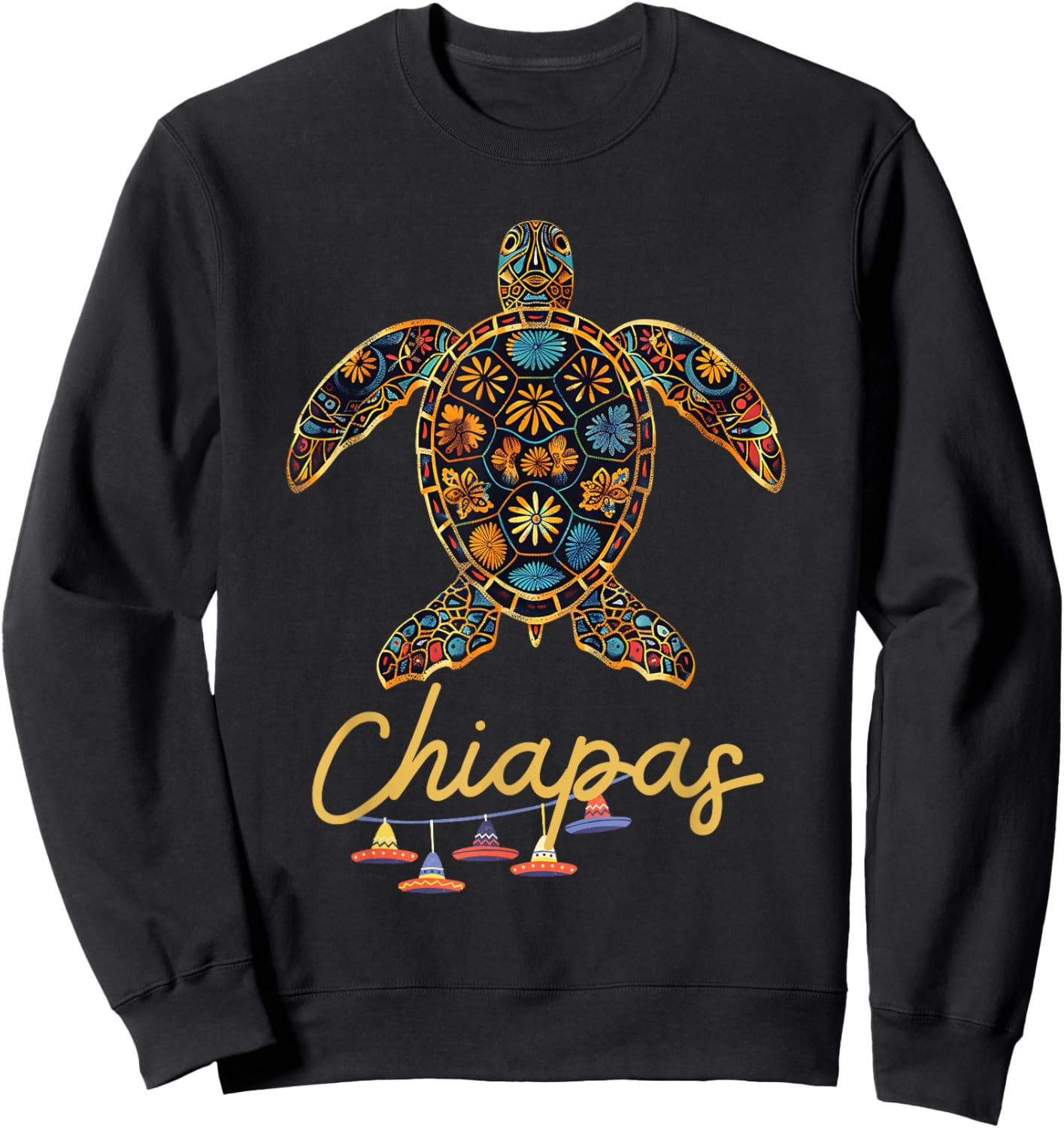 Mexico Chiapas Souvenir / Chiapas Sweatshirt - Sweatshirt | Black