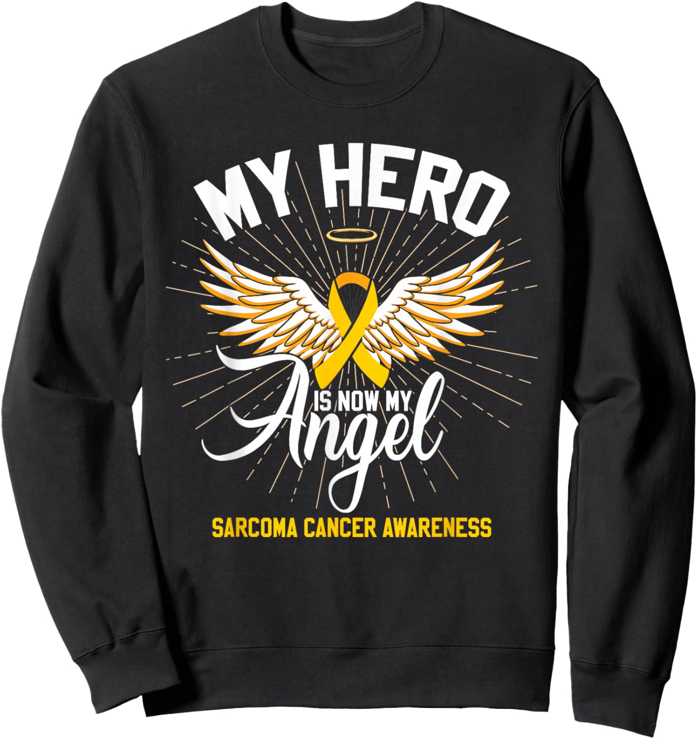 Sarcoma Awareness Sweatshirt - Sweatshirt | Black