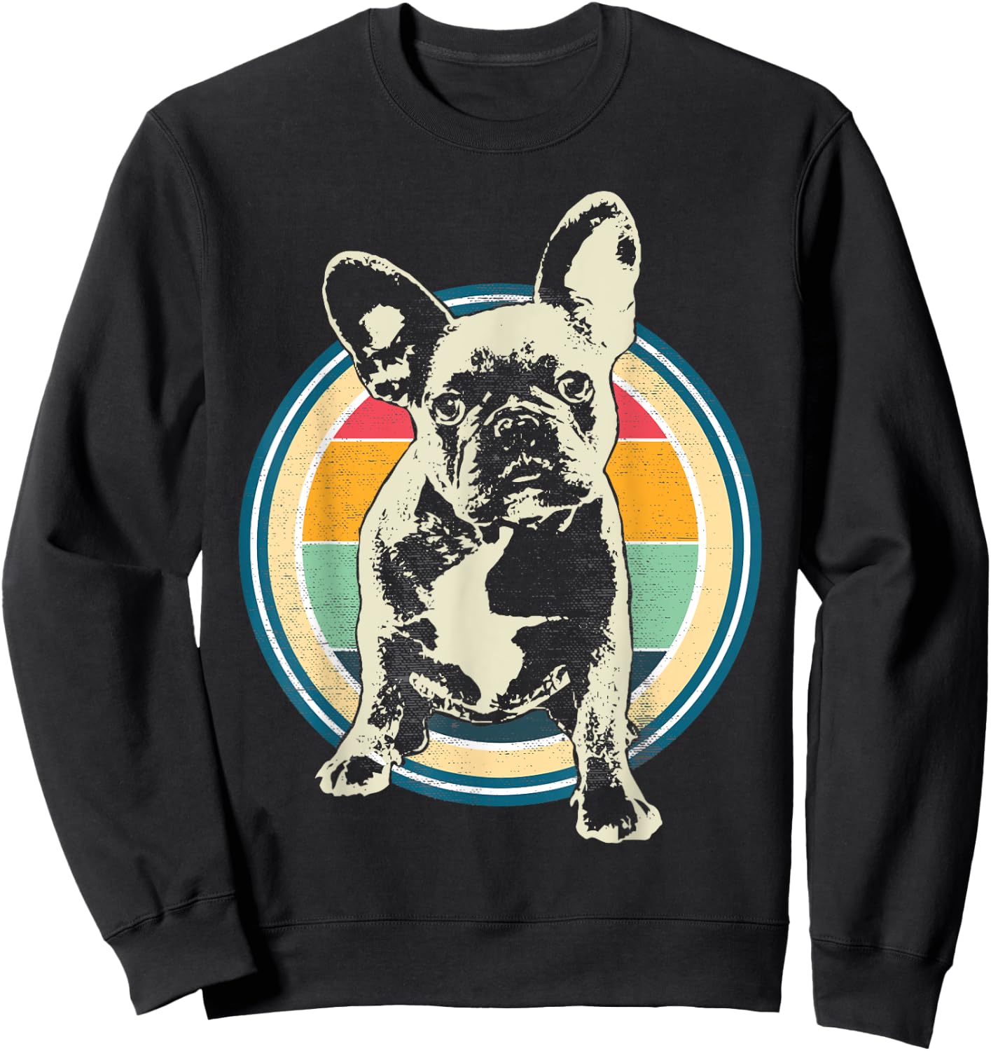 French Bulldog Frenchie Dog Women Kids Sweatshirt - Sweatshirt | Black