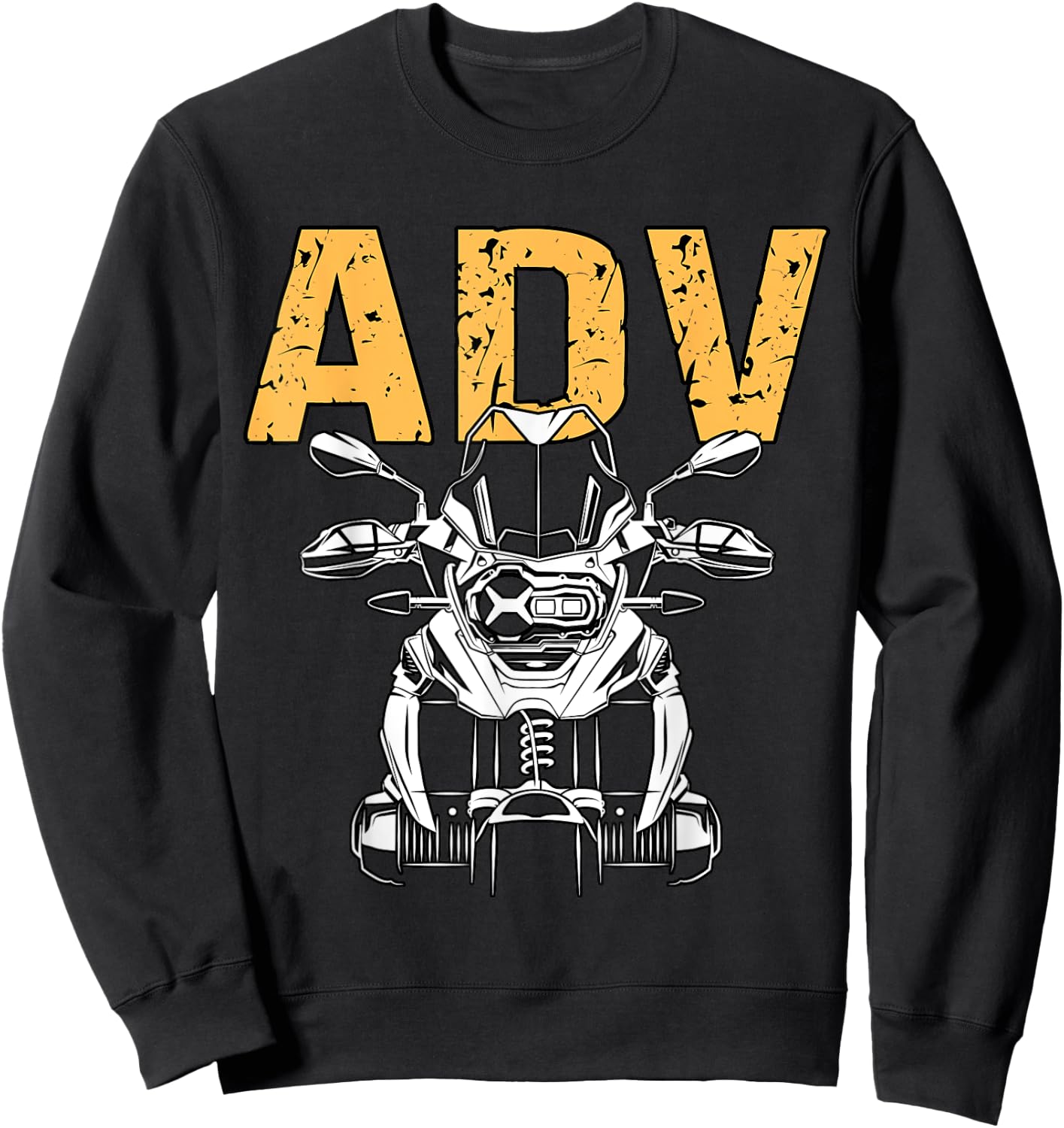 Adventure Rider Motorcycle Biker OffRoad Mountain Travel GS Sweatshirt - Sweatshirt | Black