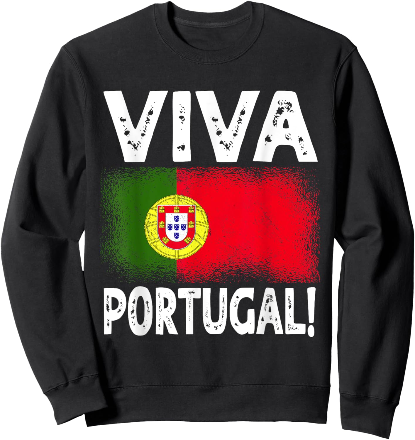 Viva Portugal Portugal Clothing Day Portugal Flag Portugal Sweatshirt - Sweatshirt | Black