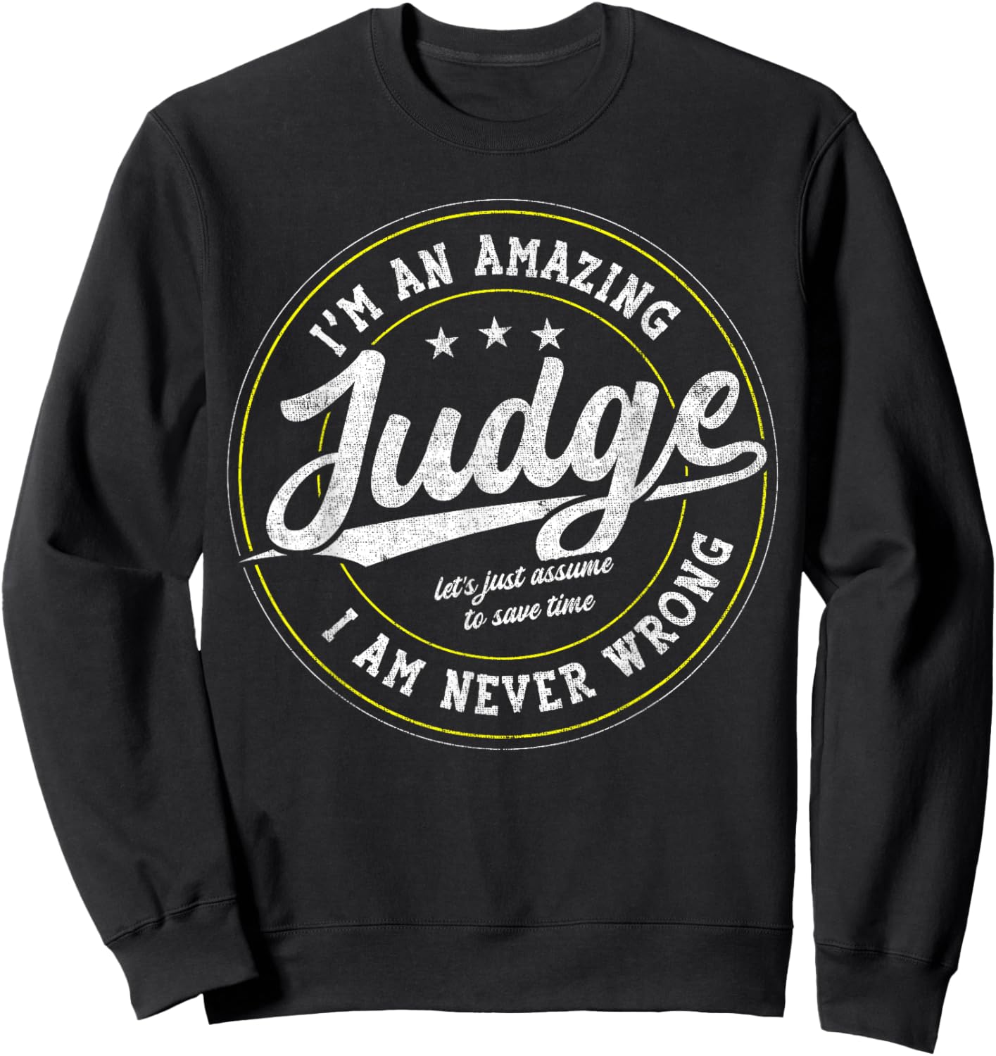Amazing Judge Sweatshirt - Sweatshirt | Black