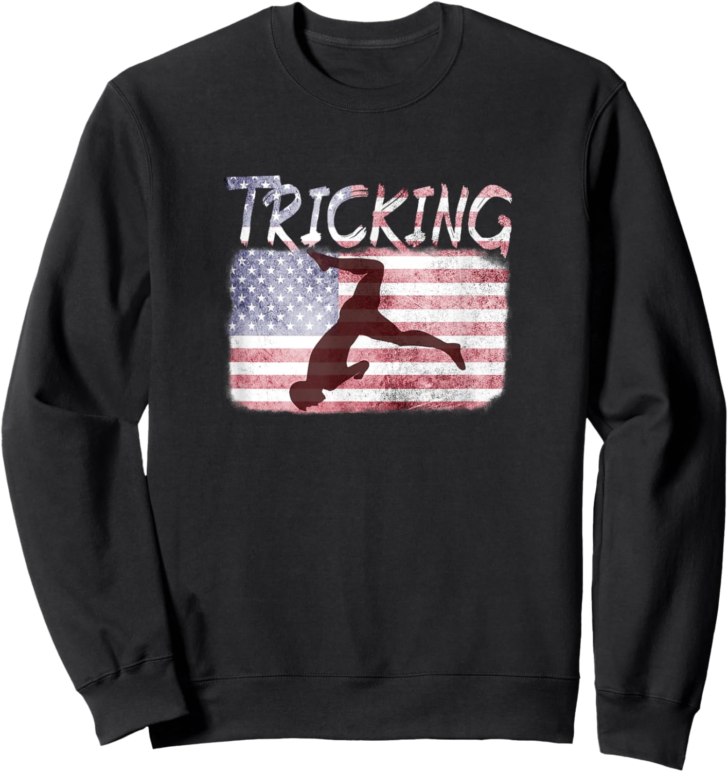 Martial Arts Tricking USA Sweatshirt - Sweatshirt | Black