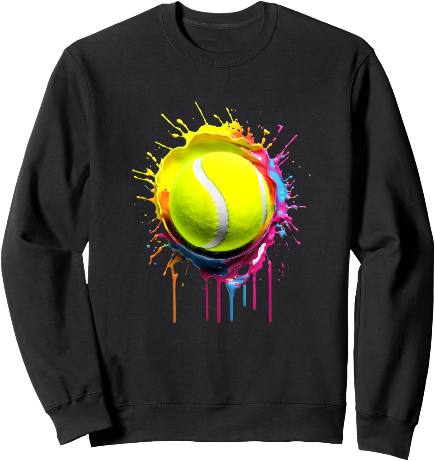 Best Tennis Team Player Tennis Playing Fan Love Sweatshirt - Sweatshirt | Black