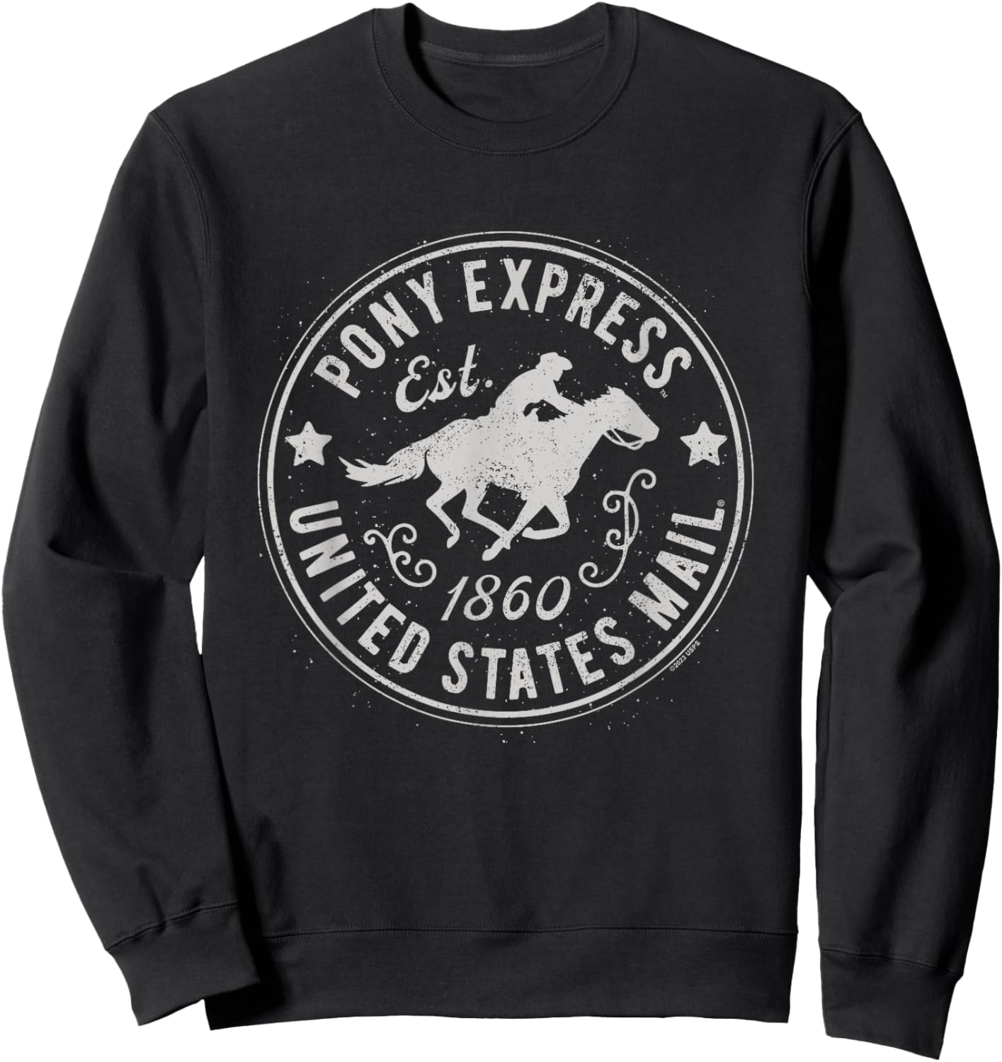 USPS - USPS Pony Express Sweatshirt - Sweatshirt | Black