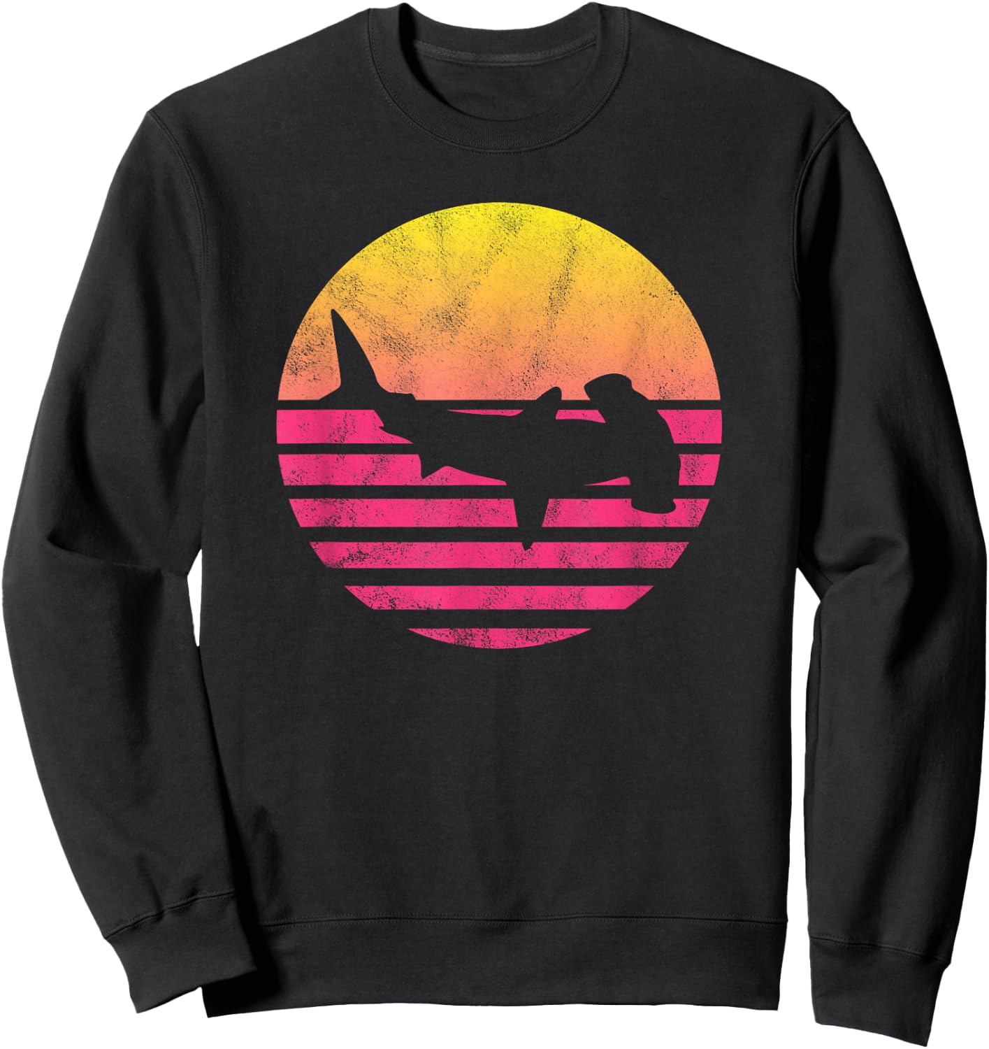 Classic Hammerhead Shark Gift Sweatshirt - Sweatshirt | Black