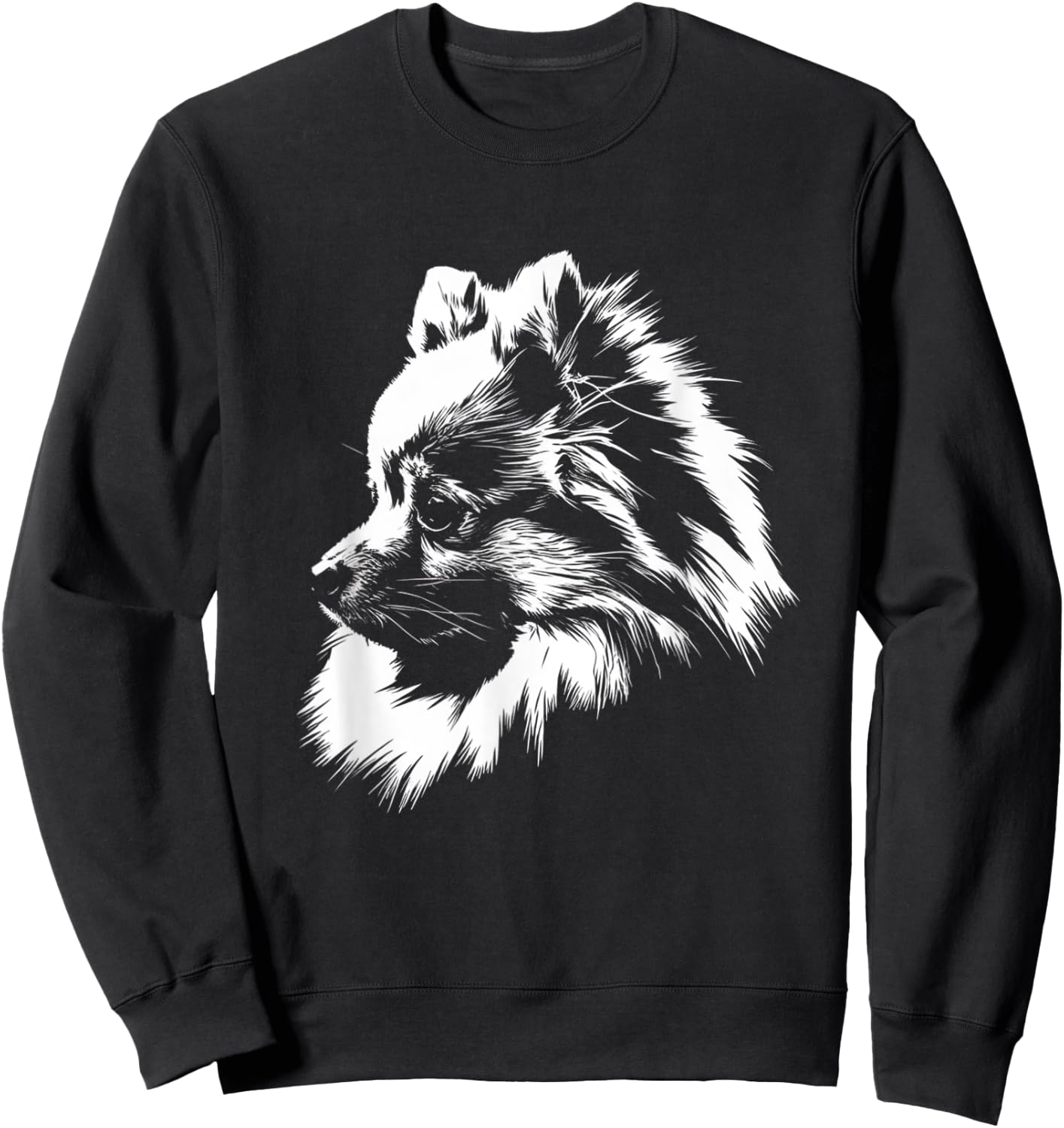 Pomeranian Dog Men Women Kids Sweatshirt - Sweatshirt | Black