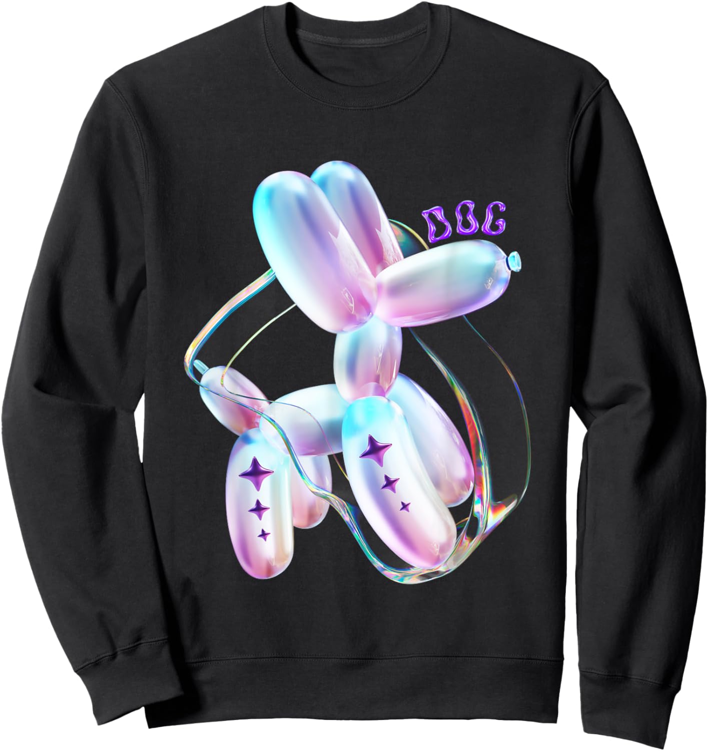 3d Balloon Dog Sweatshirt - Sweatshirt | Black